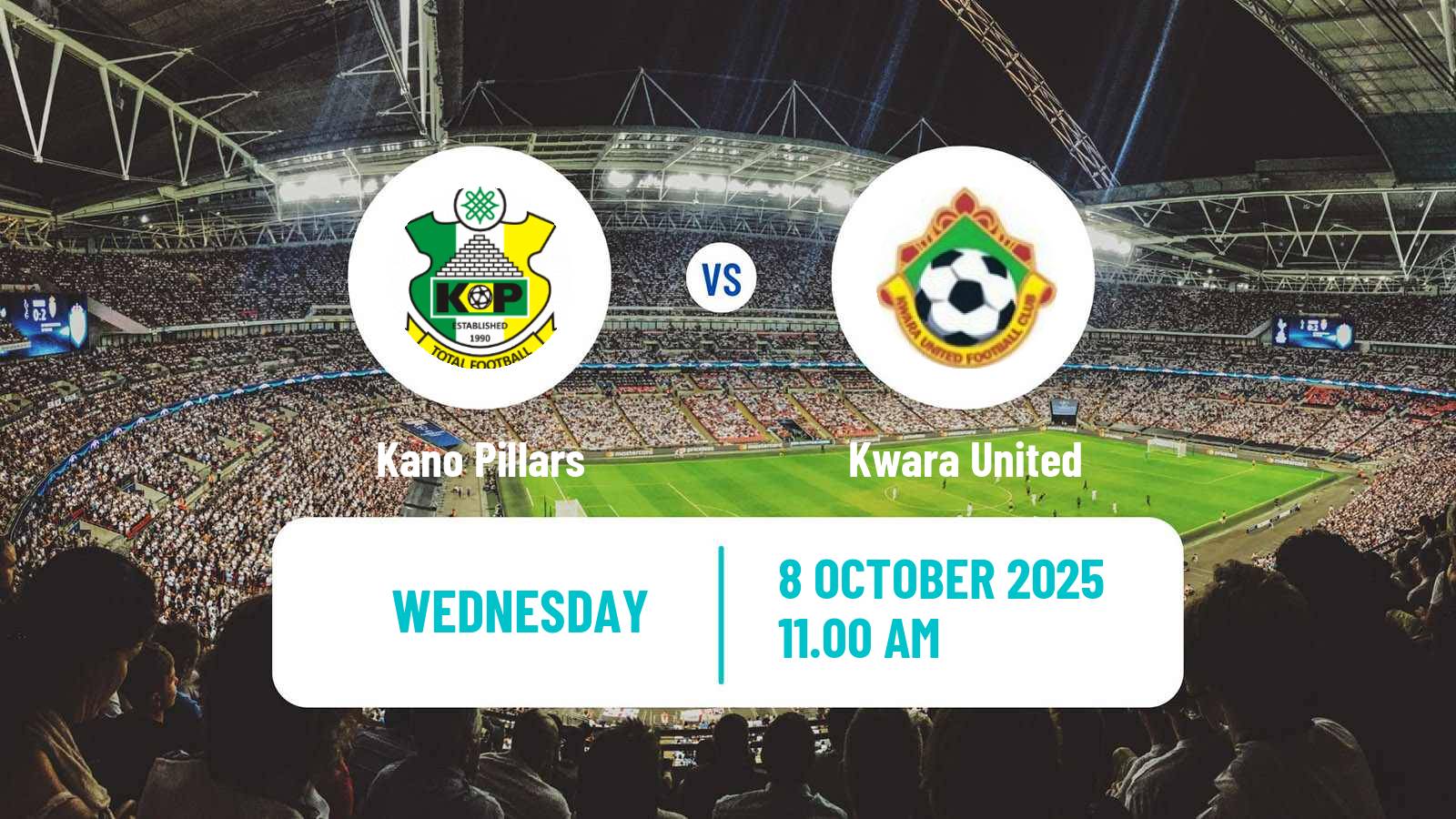 Football Nigerian Premier League Kano Pillars - Kwara United