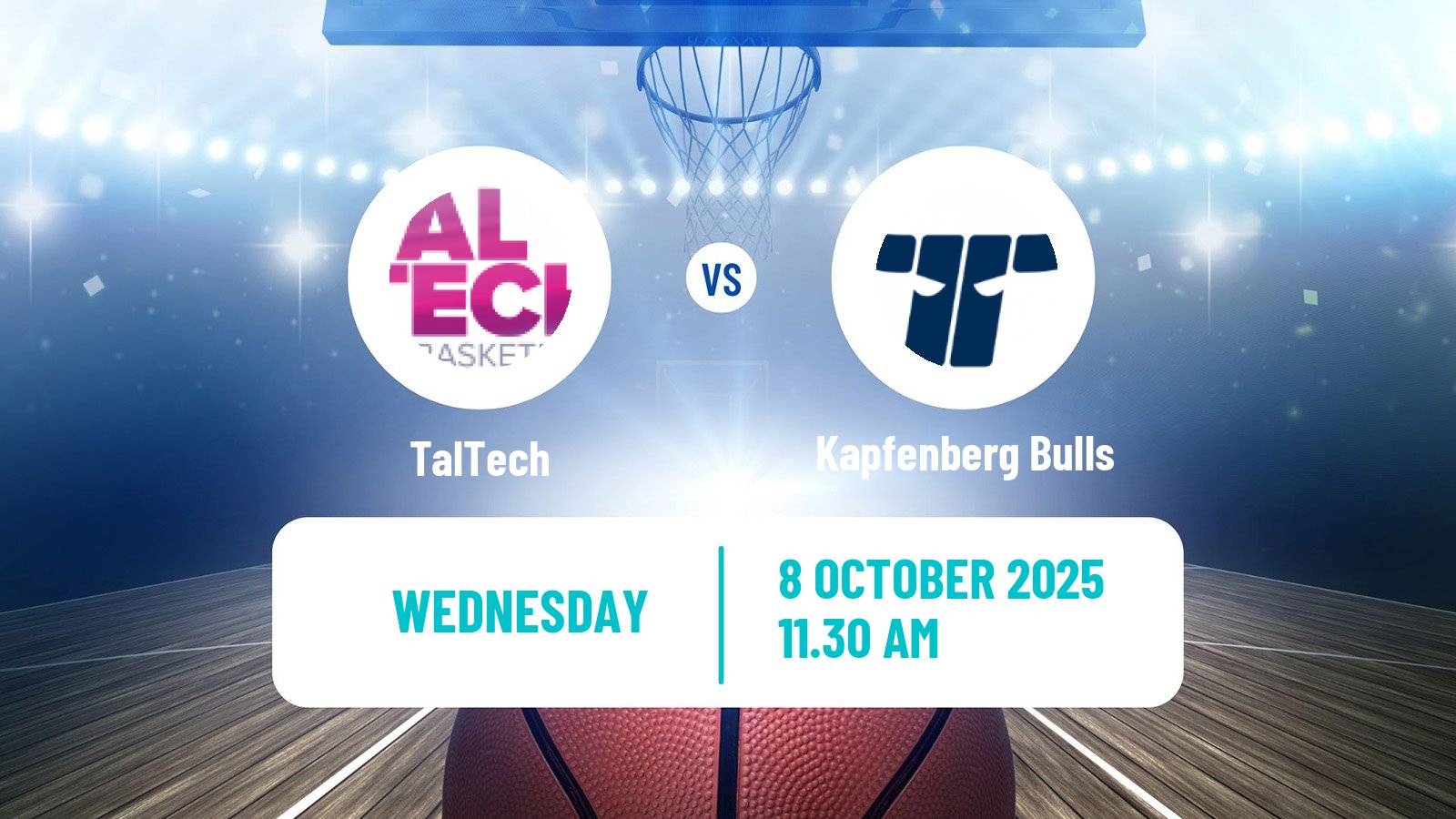 Basketball ENBL TalTech - Kapfenberg Bulls