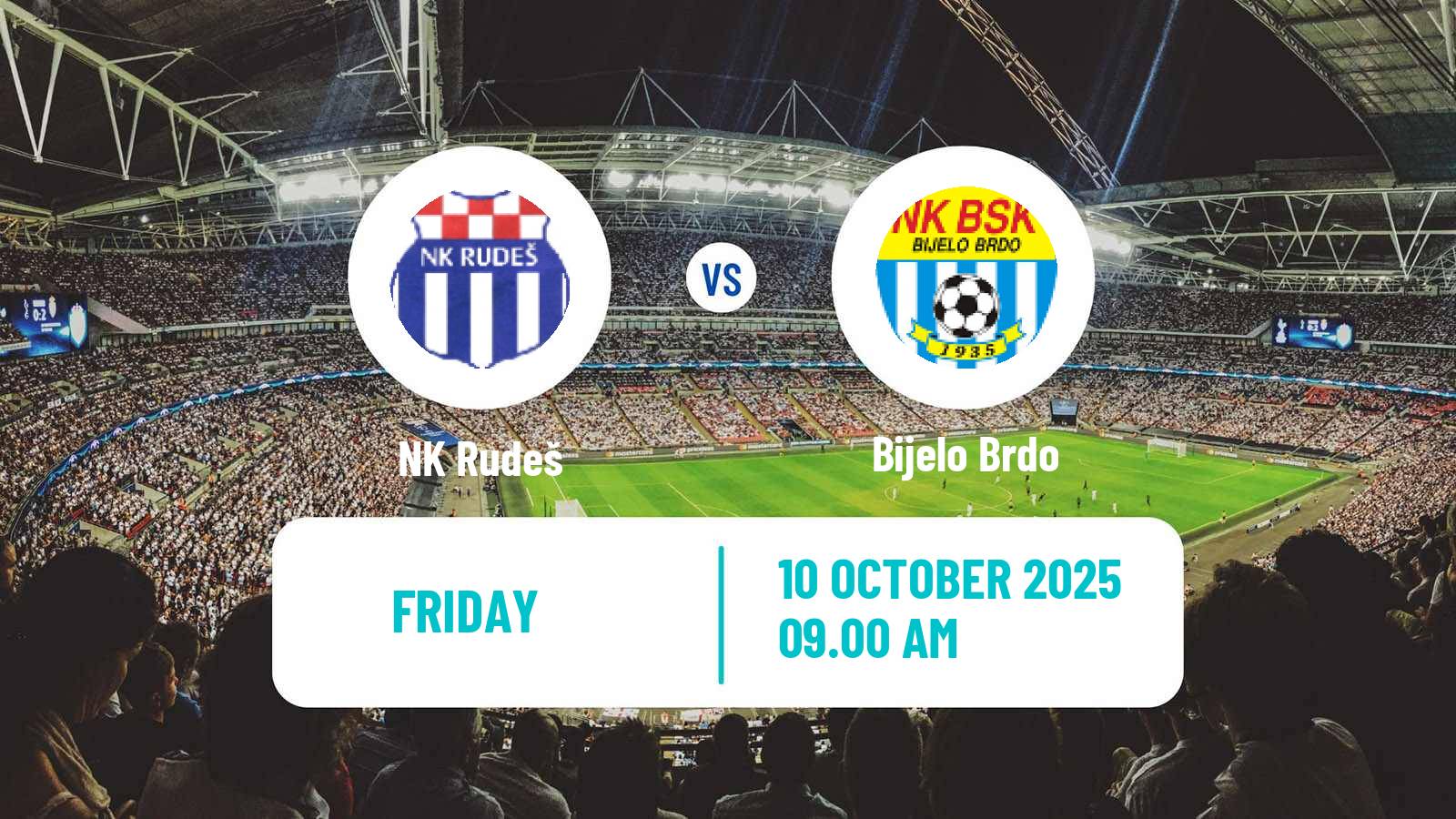 Football Croatian Prva NL Rudeš - Bijelo Brdo