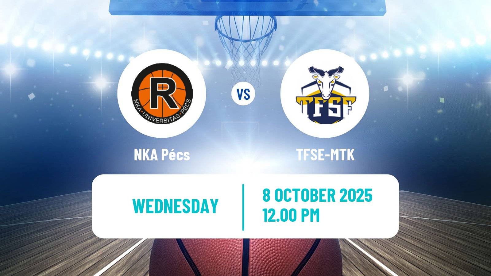 Basketball Hungarian NB I Basketball Women NKA Pécs - TFSE-MTK
