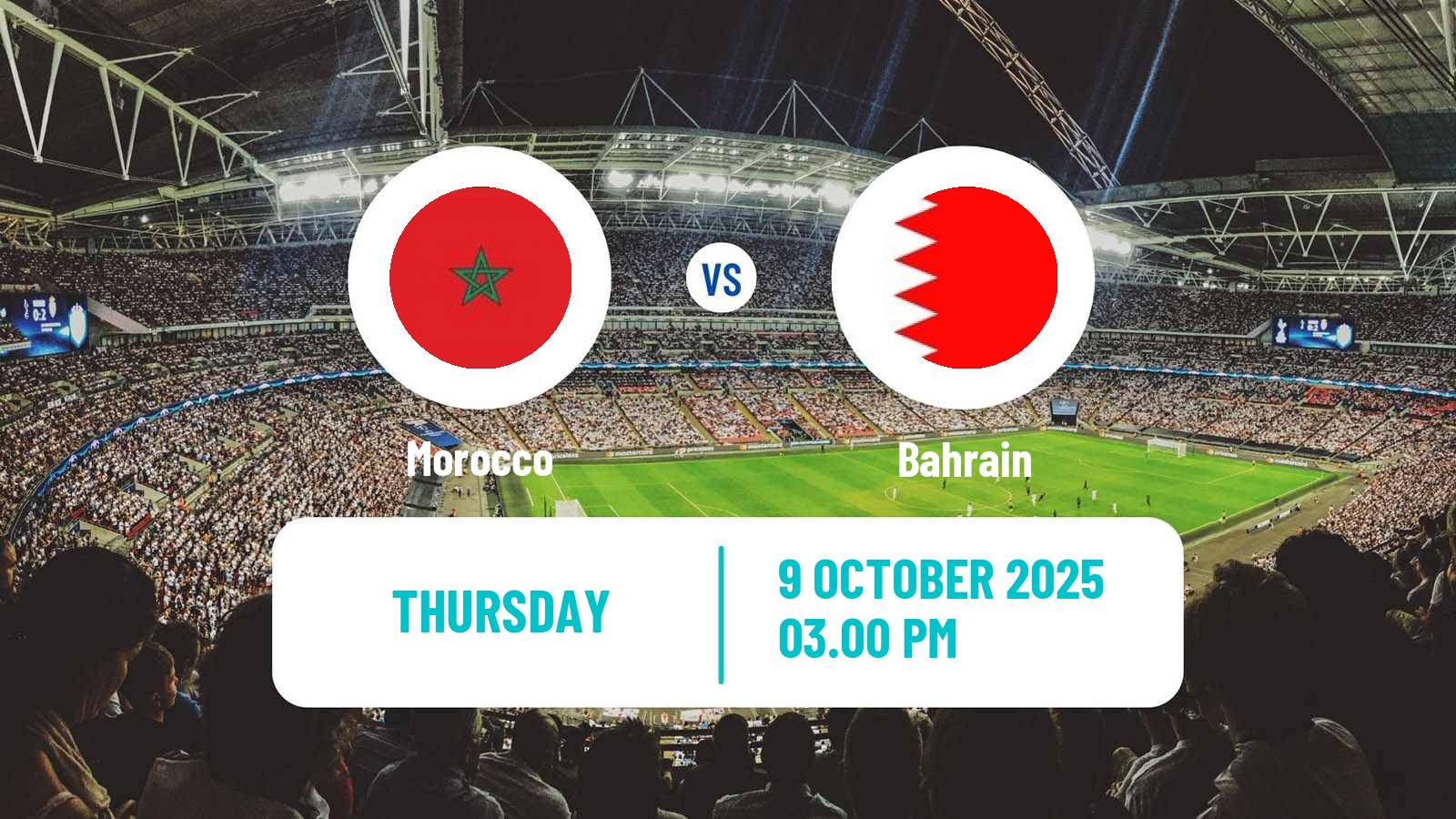 Football Friendly Morocco - Bahrain