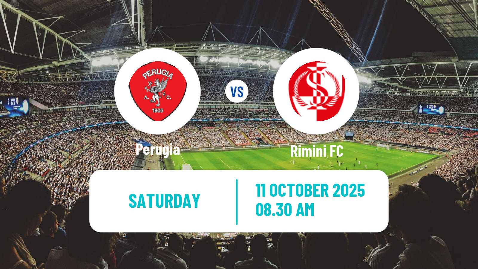 Football Italian Serie C Group B Perugia - Rimini