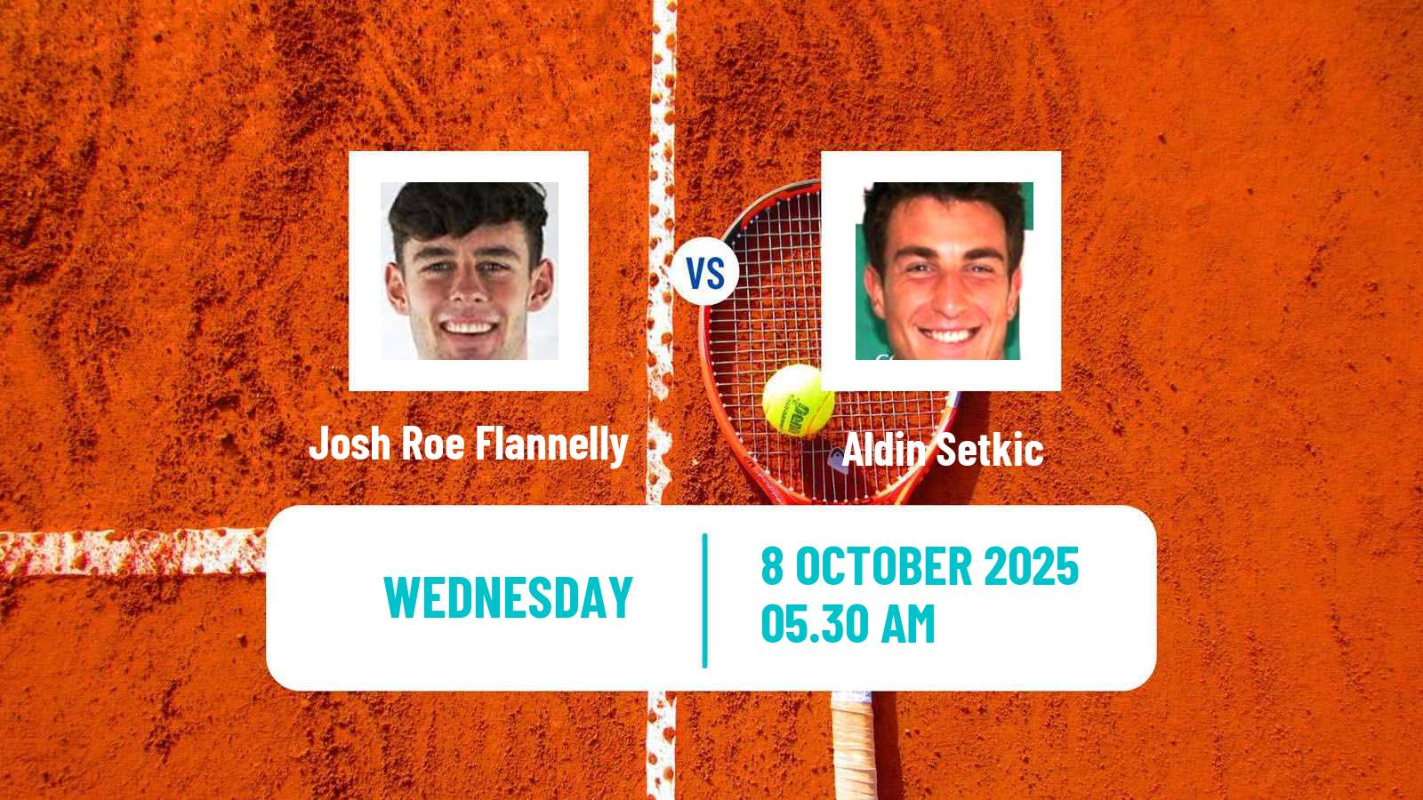 Tennis ITF M15 Monastir 38 Men Josh Roe Flannelly - Aldin Setkic
