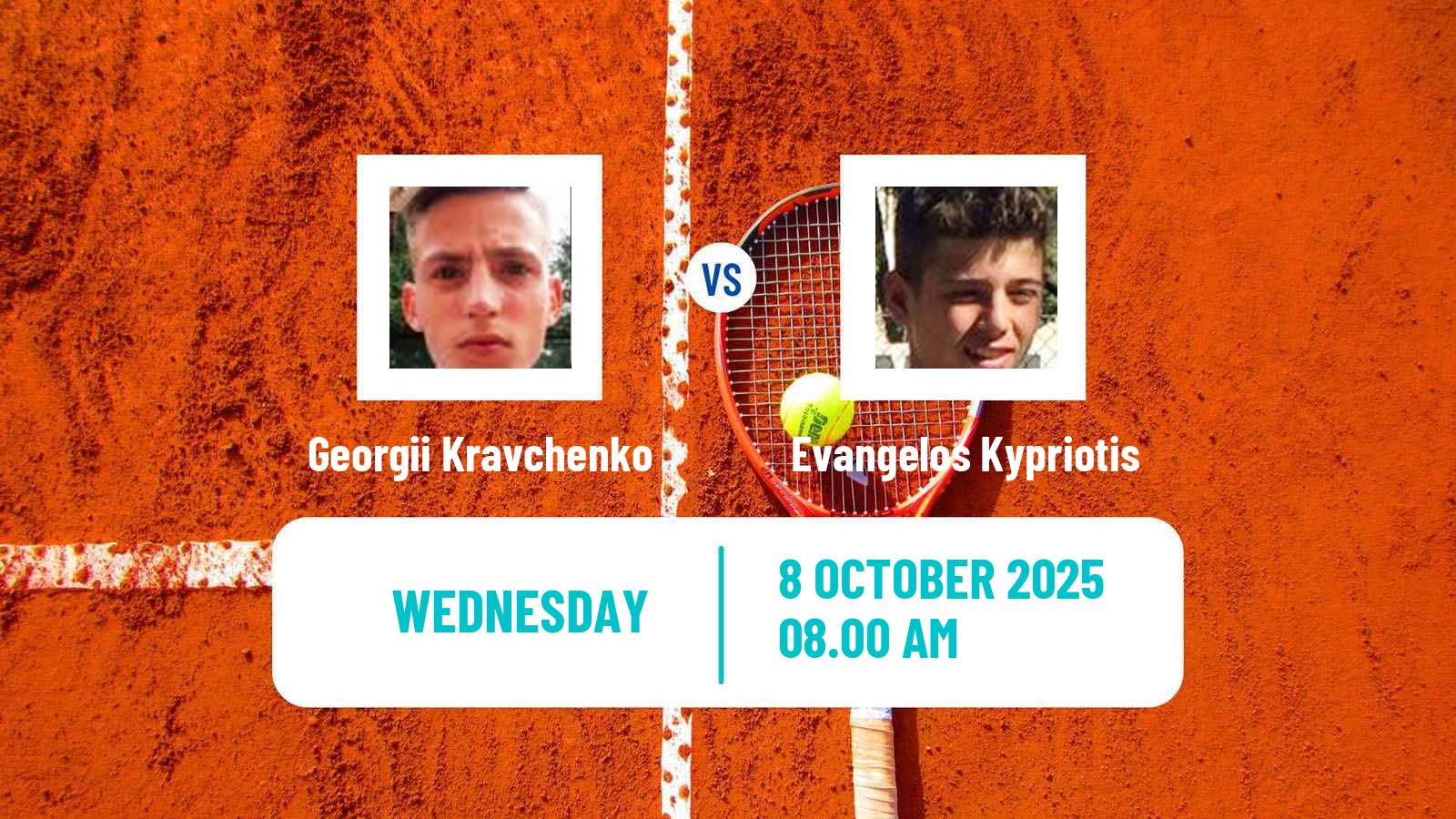 Tennis ITF M15 Heraklion 9 Men Georgii Kravchenko - Evangelos Kypriotis