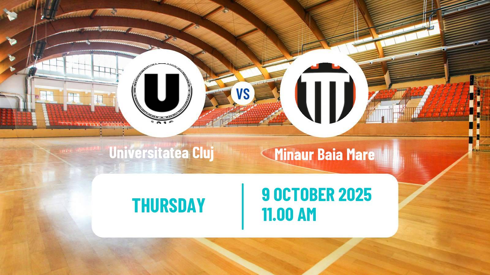 Handball Romanian Liga Nationala Handball Universitatea Cluj - Minaur Baia Mare