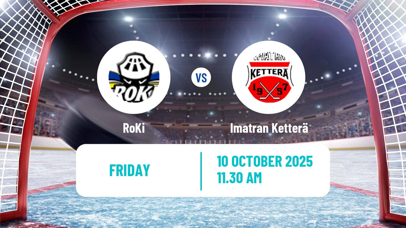 Hockey Finnish Mestis RoKi - Imatran Ketterä