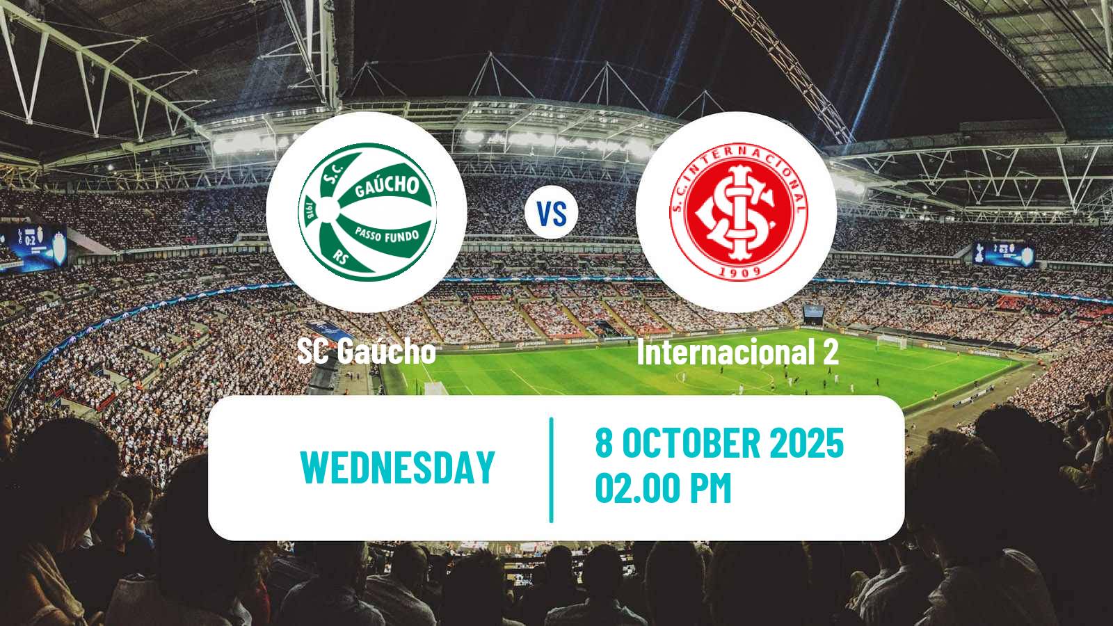 Football Brazilian Copa FGF Gaúcho - Internacional 2