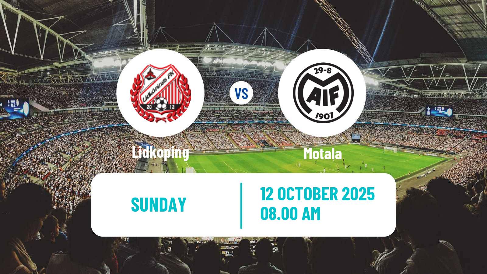Football Swedish Division 2 - Norra Götaland Lidkoping - Motala