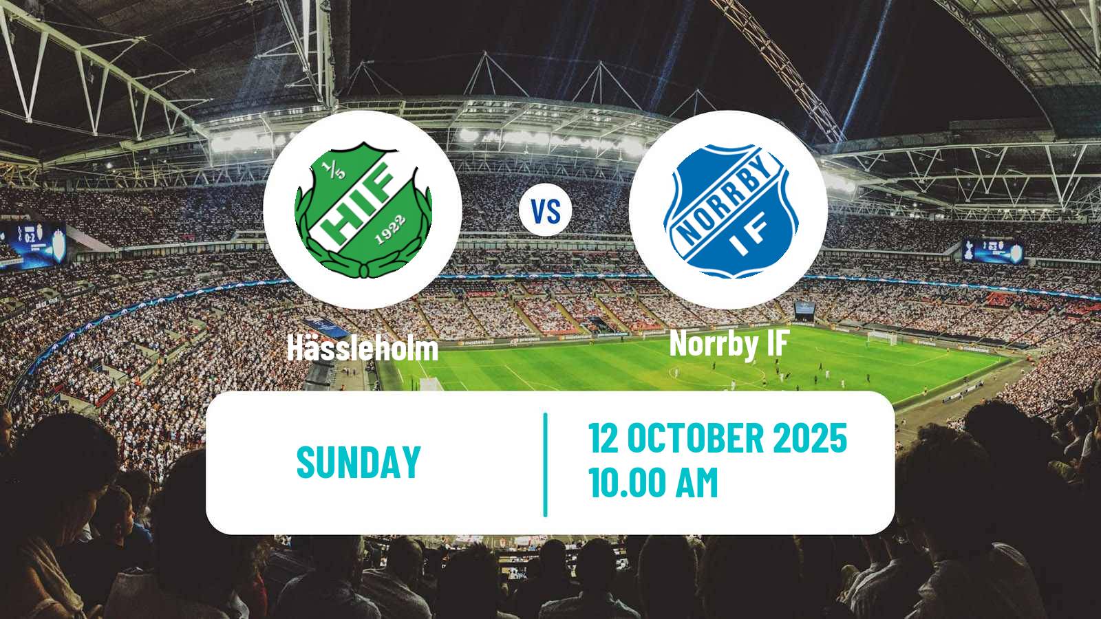 Football Swedish Division 1 Södra Hässleholm - Norrby