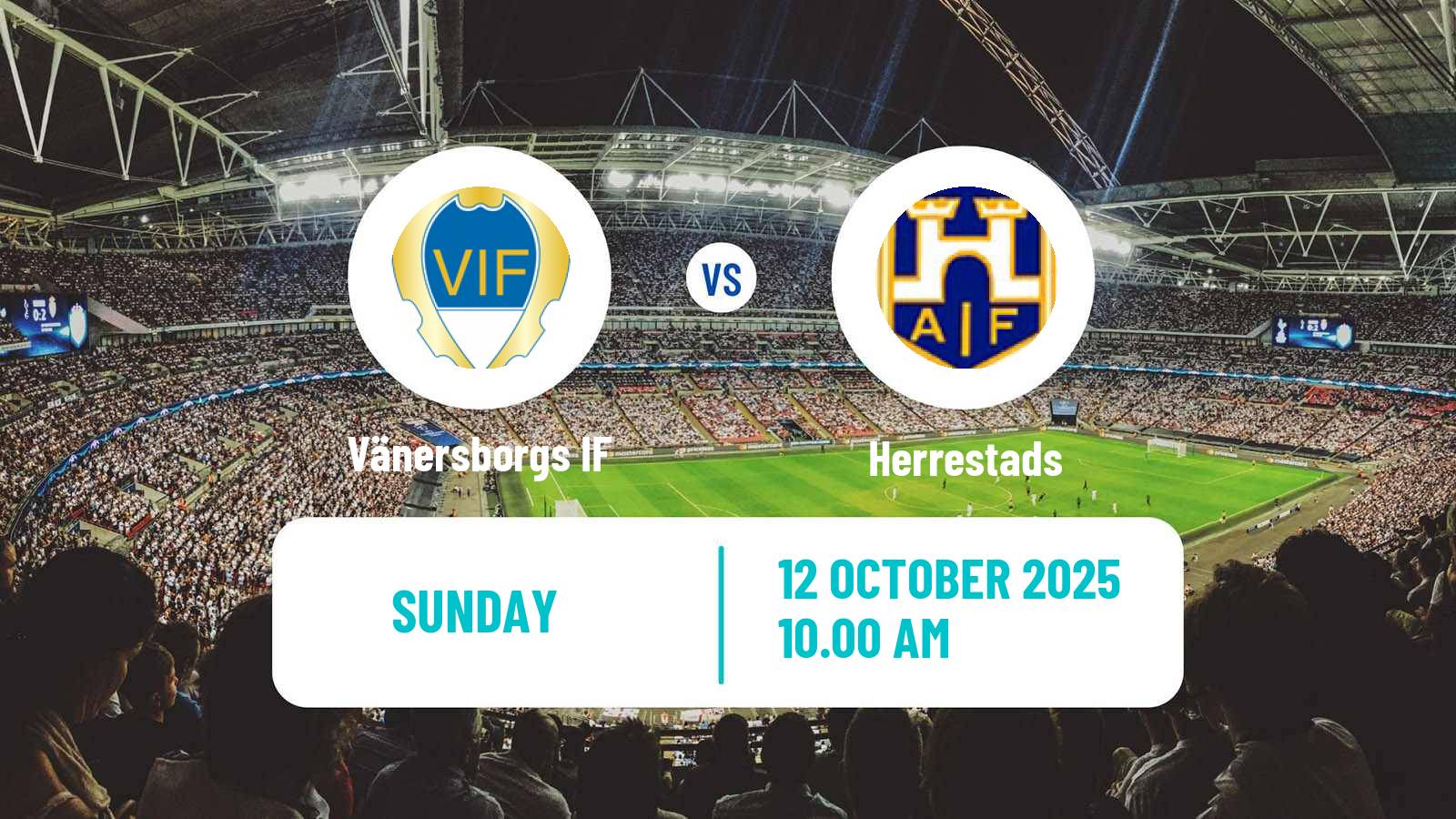 Football Swedish Division 2 - Norra Götaland Vänersborgs IF - Herrestads
