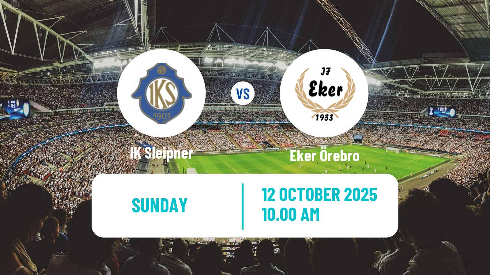 Football Swedish Division 2 - Södra Svealand Sleipner - Eker Örebro
