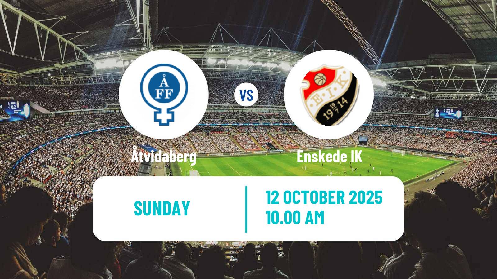 Football Swedish Division 2 - Södra Svealand Åtvidaberg - Enskede
