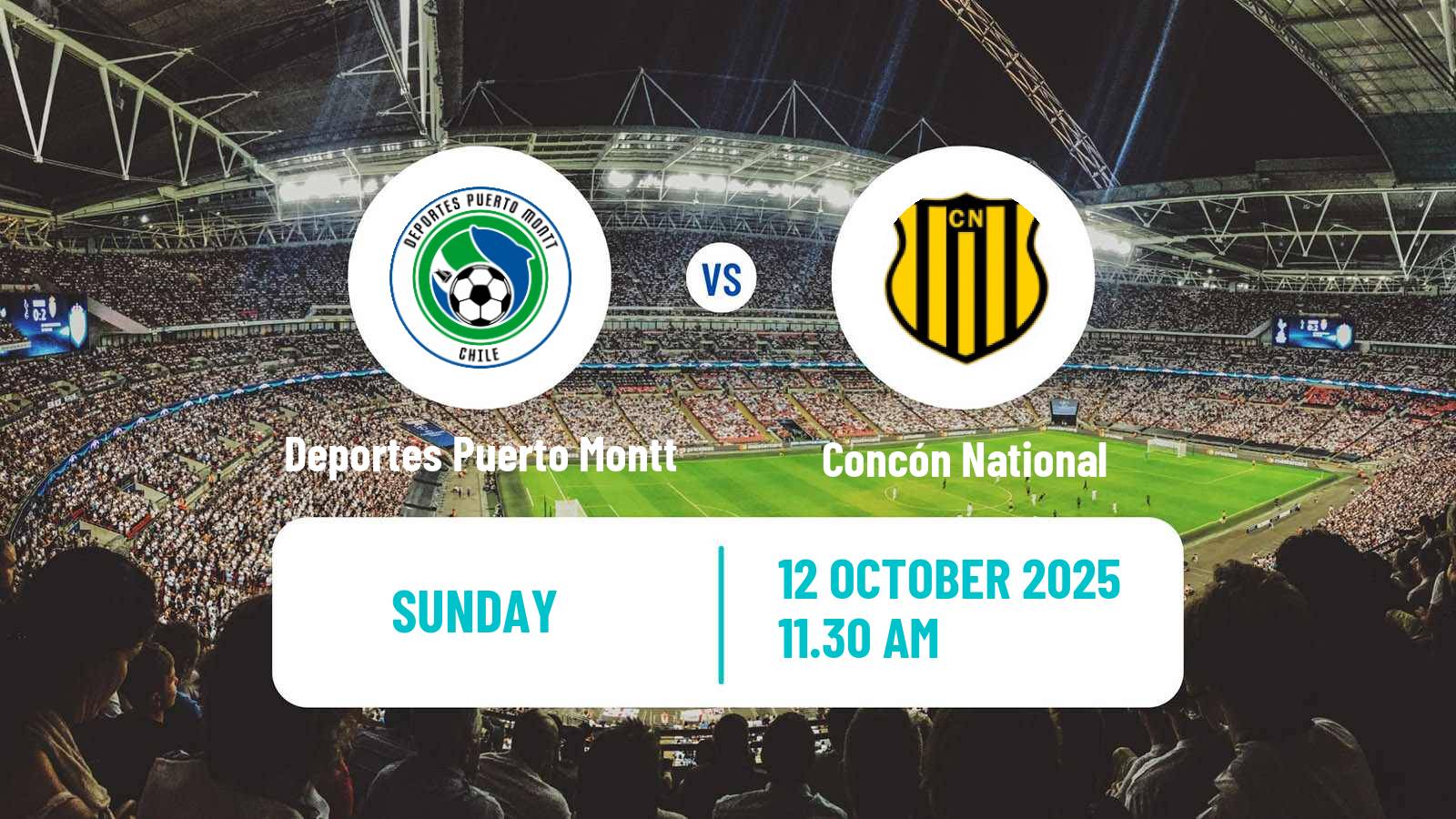 Football Chilean Segunda Division Deportes Puerto Montt - Concón National