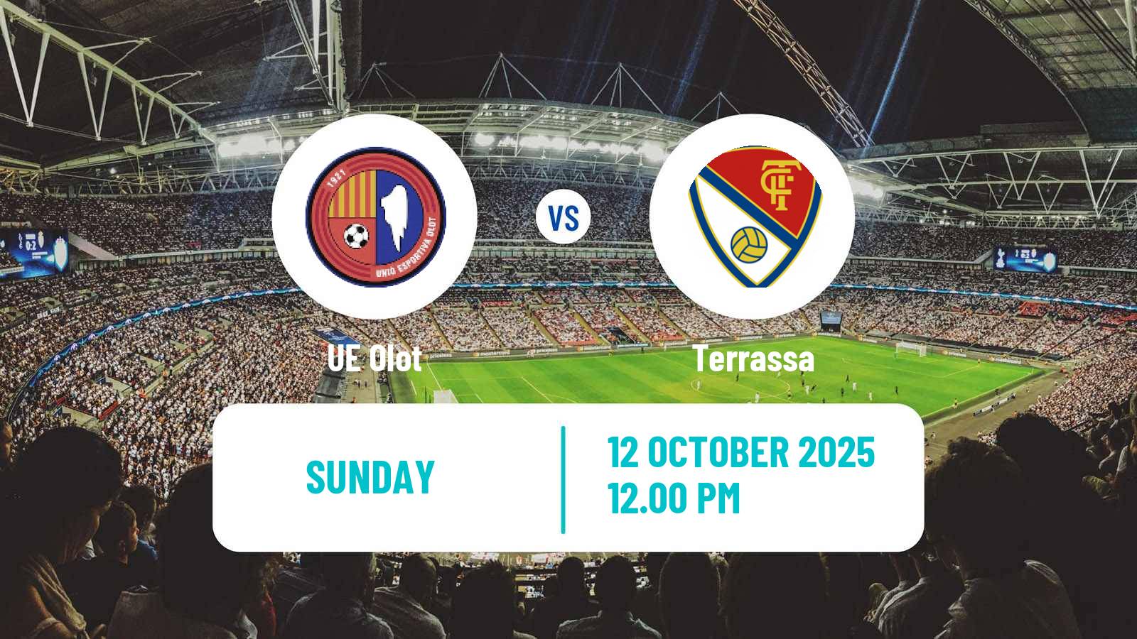 Football Spanish Segunda RFEF - Group 3 Olot - Terrassa