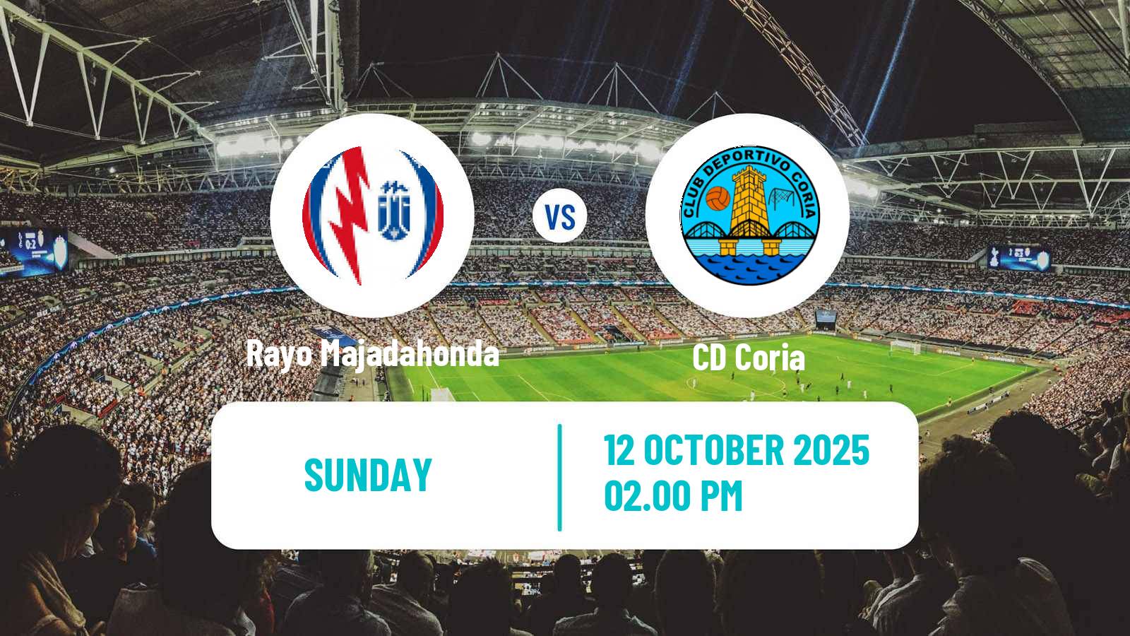 Football Spanish Segunda RFEF - Group 5 Rayo Majadahonda - Coria