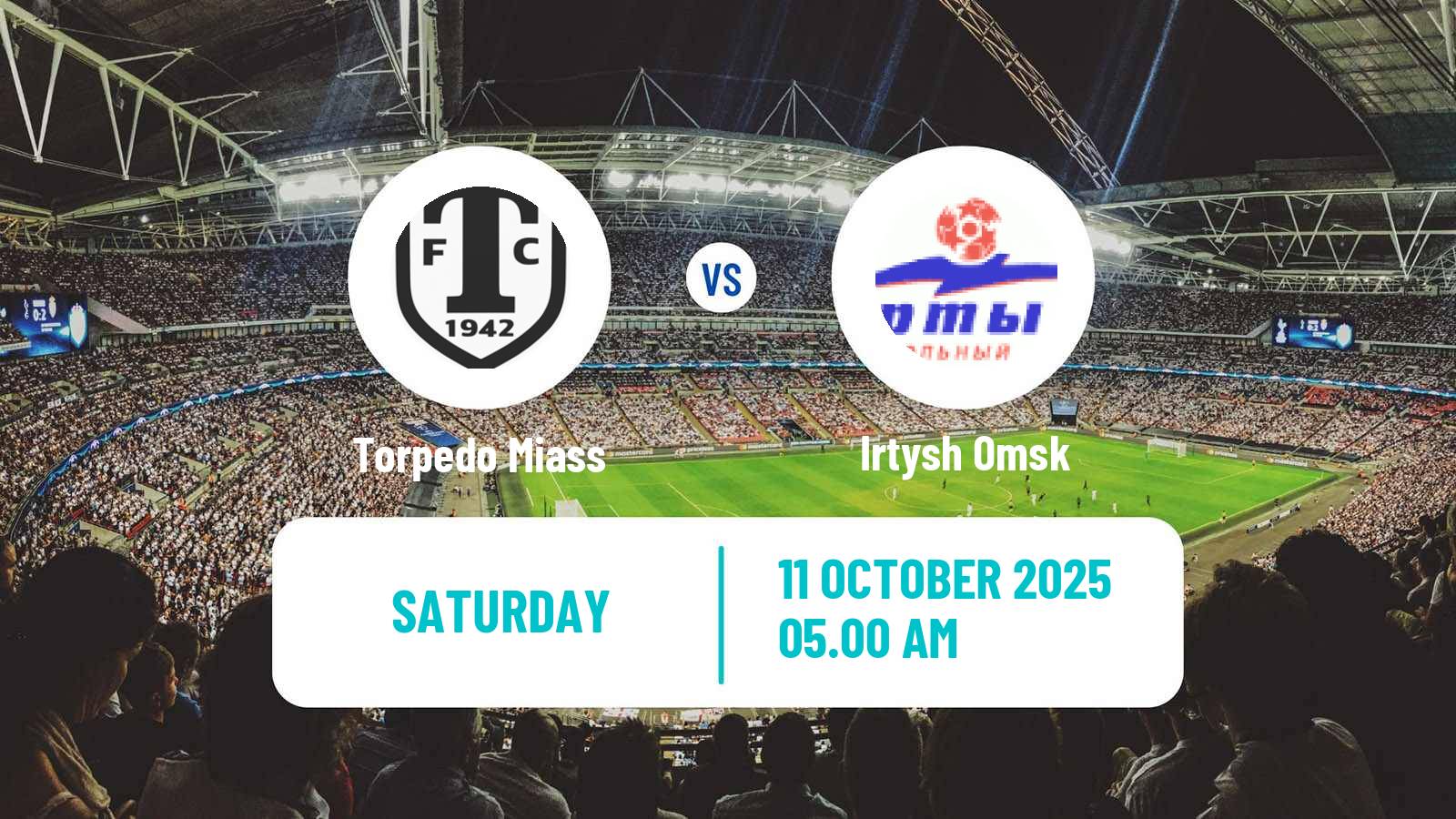 Football Russian FNL 2 Division A Silver Torpedo Miass - Irtysh Omsk