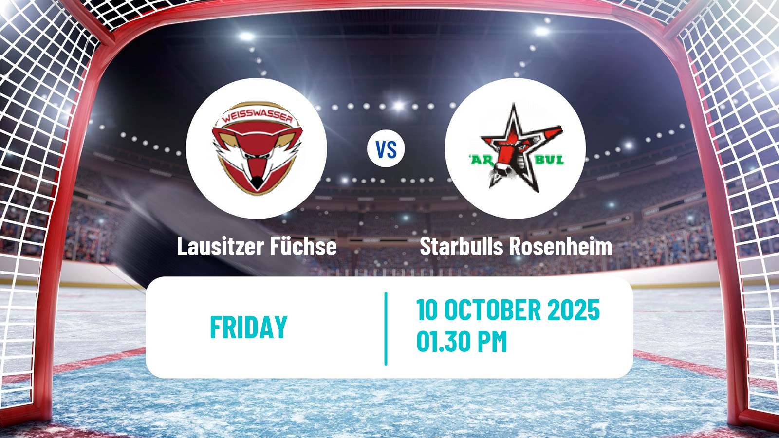 Hockey German DEL2 Lausitzer Füchse - Starbulls Rosenheim