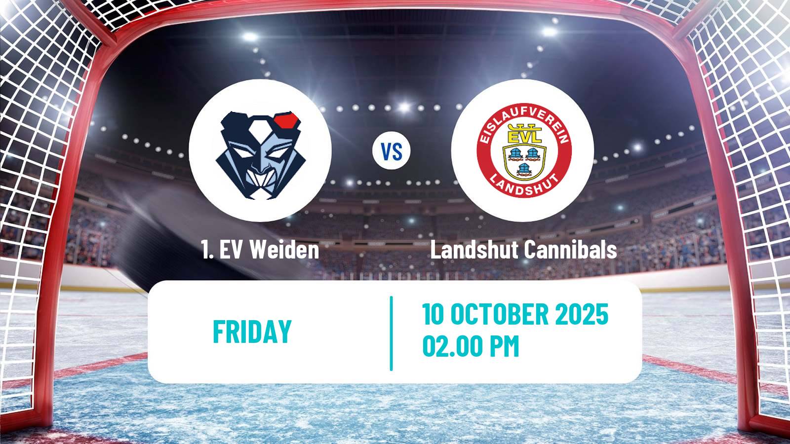 Hockey German DEL2 Weiden - Landshut Cannibals