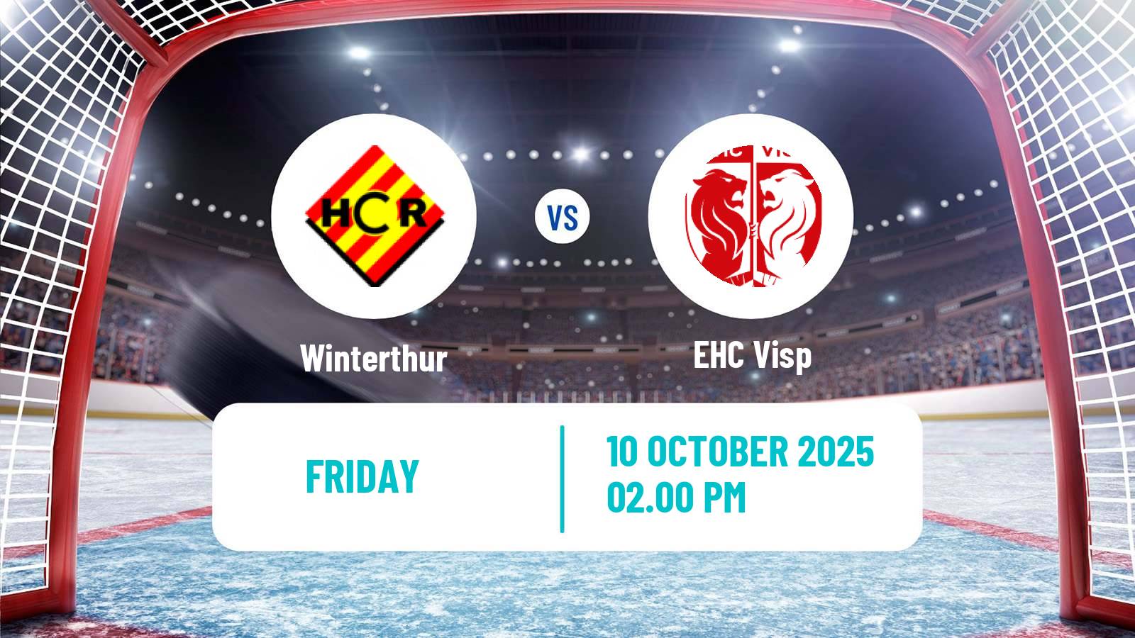 Hockey Swiss League Hockey Winterthur - Visp