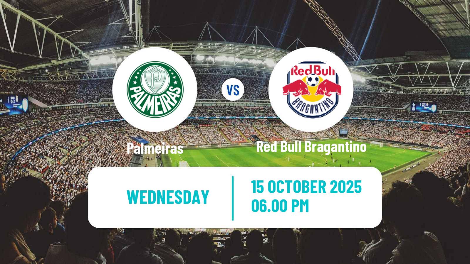 Football Brazilian Serie A Palmeiras - Red Bull Bragantino