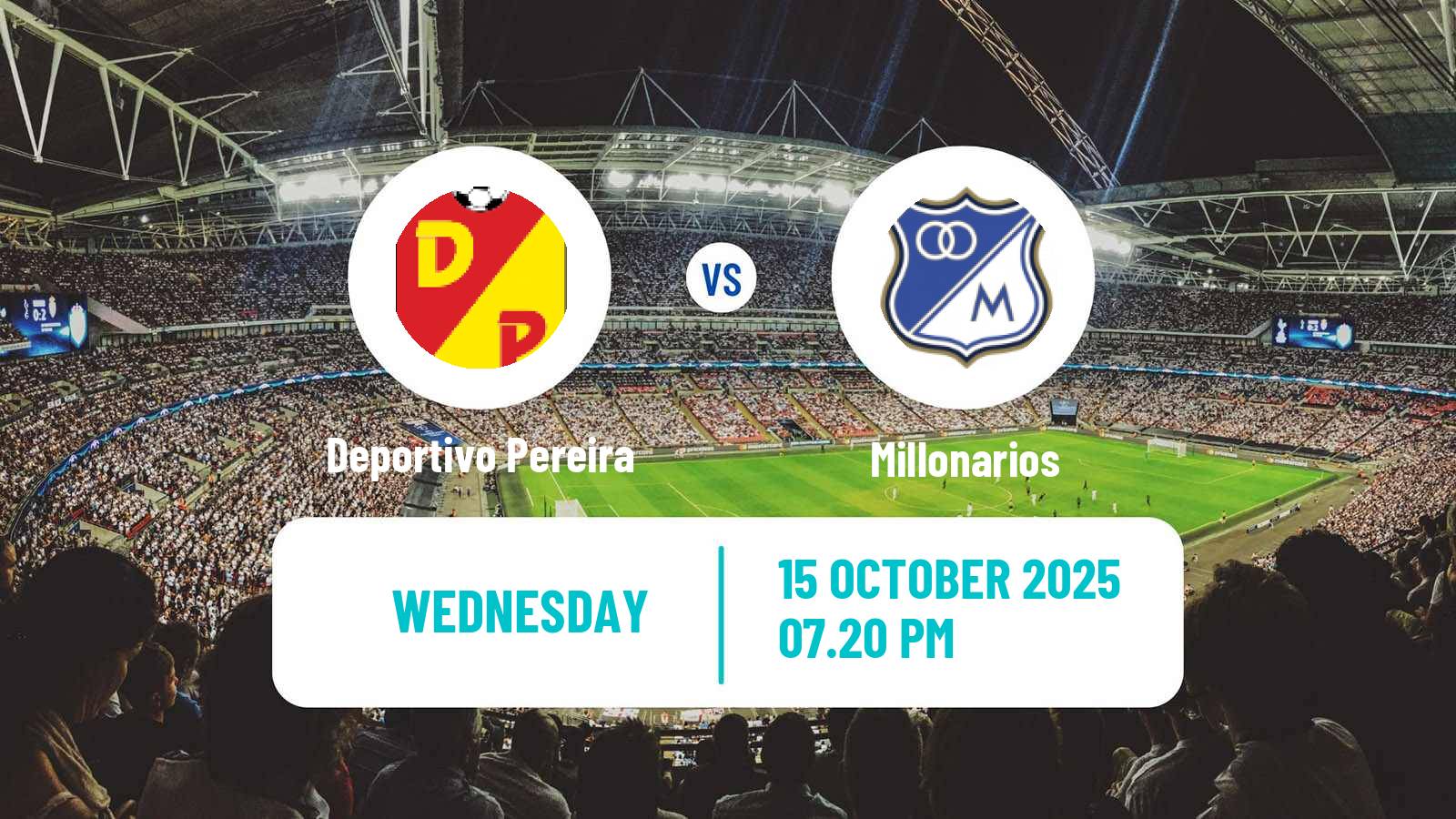 Football Colombian Primera A Deportivo Pereira - Millonarios