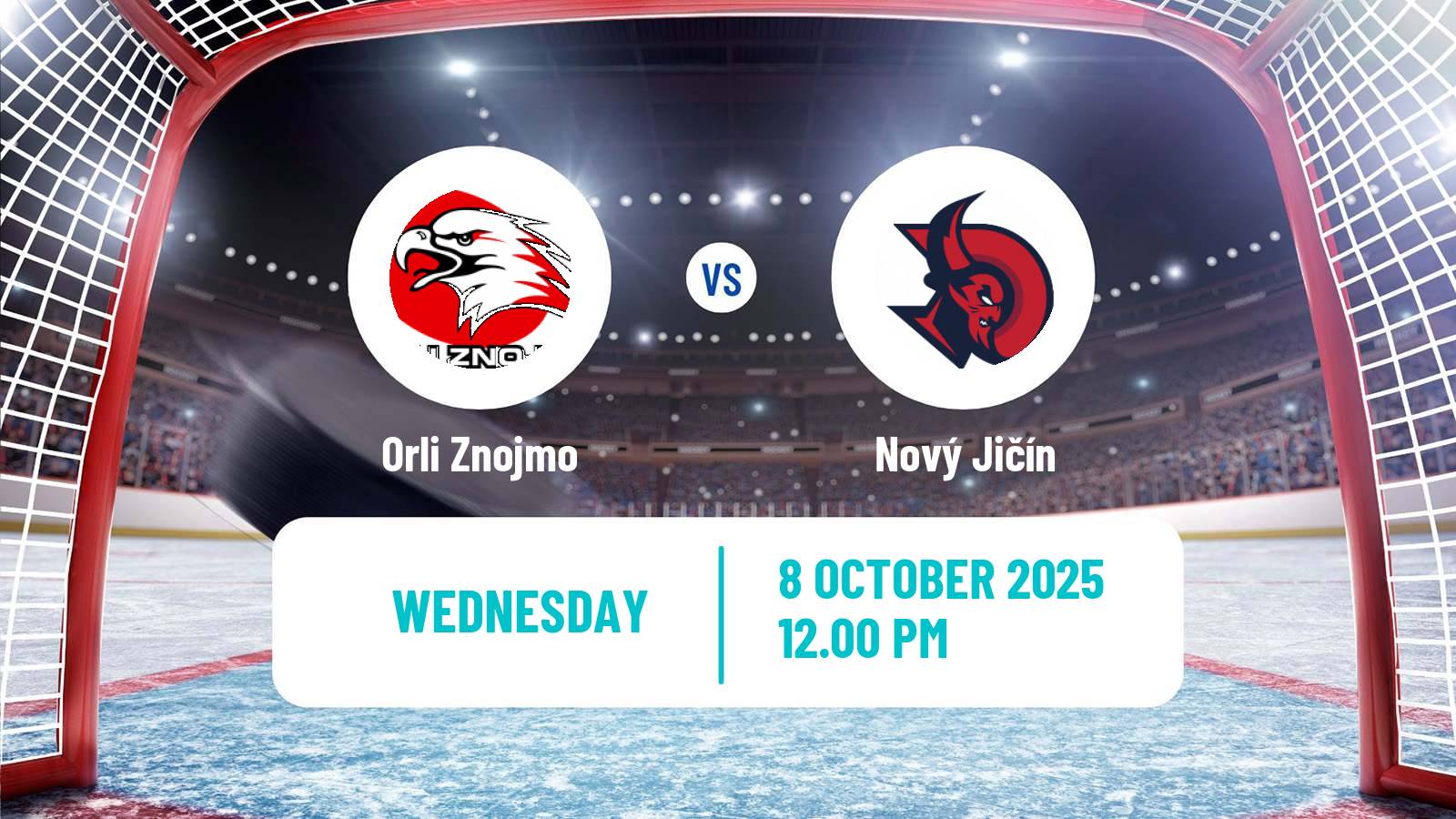Hockey Czech 2 Liga Hockey East Orli Znojmo - Nový Jičín