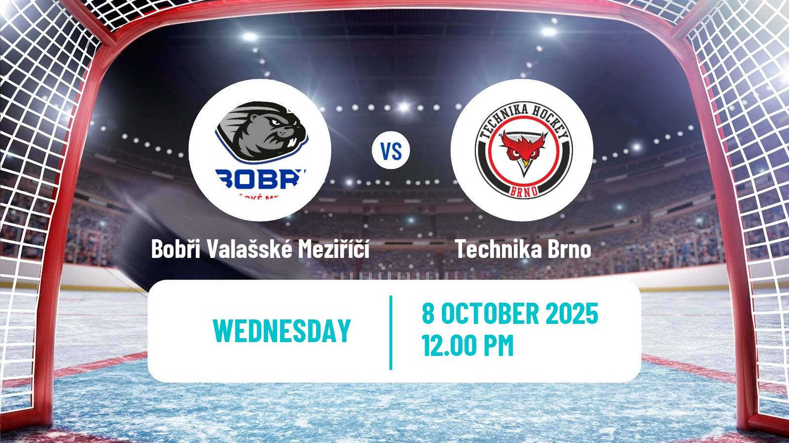 Hockey Czech 2 Liga Hockey East Bobři Valašské Meziříčí - Technika Brno