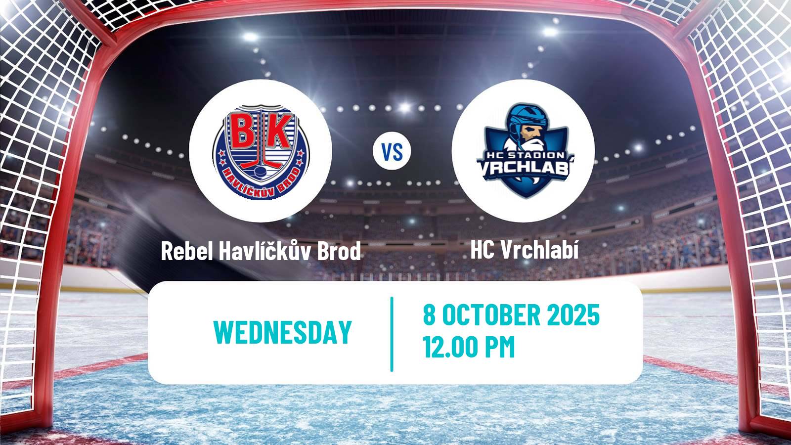 Hockey Czech 2 Liga Hockey West Rebel Havlíčkův Brod - Vrchlabí