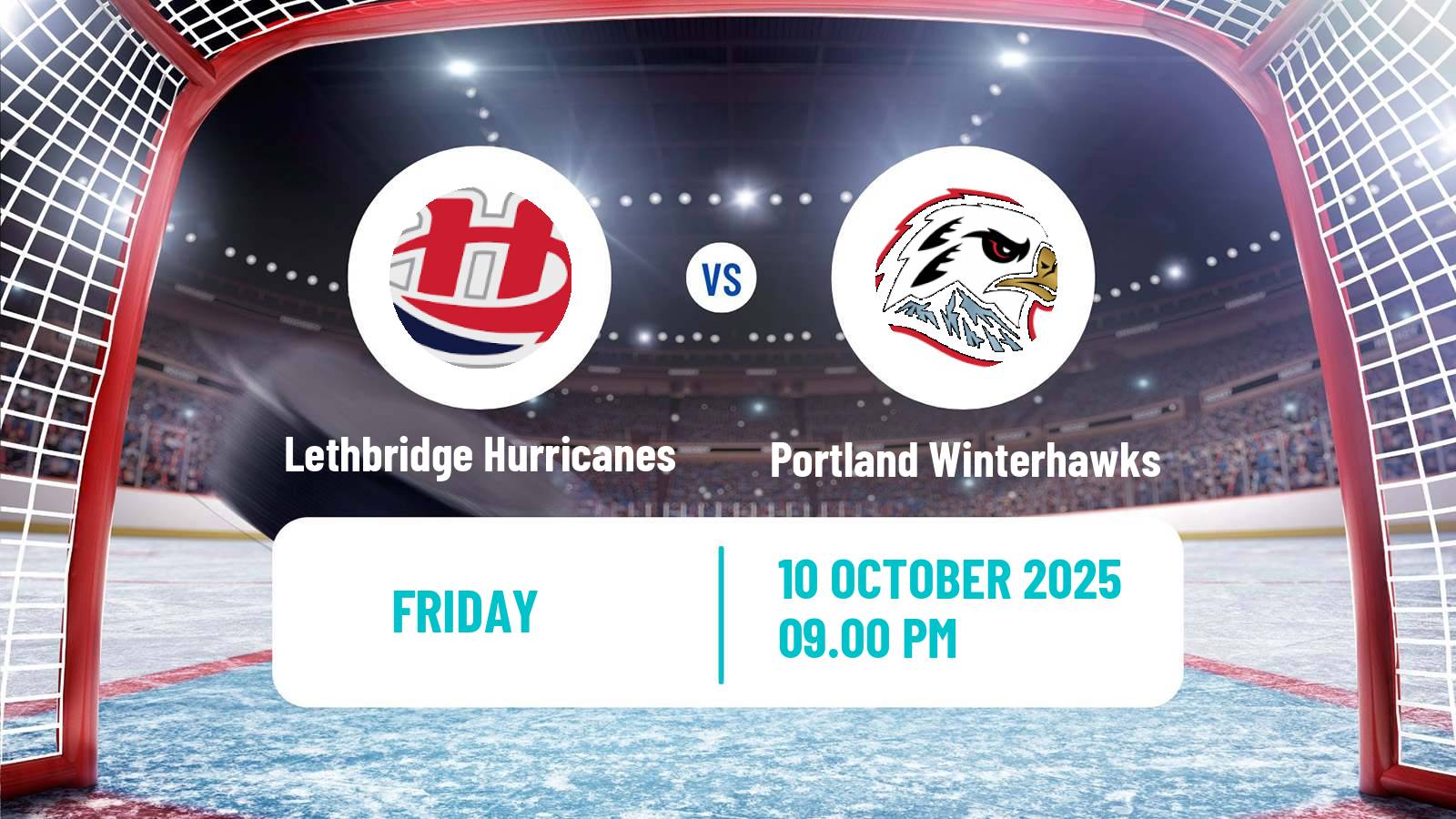 Hockey WHL Lethbridge Hurricanes - Portland Winterhawks