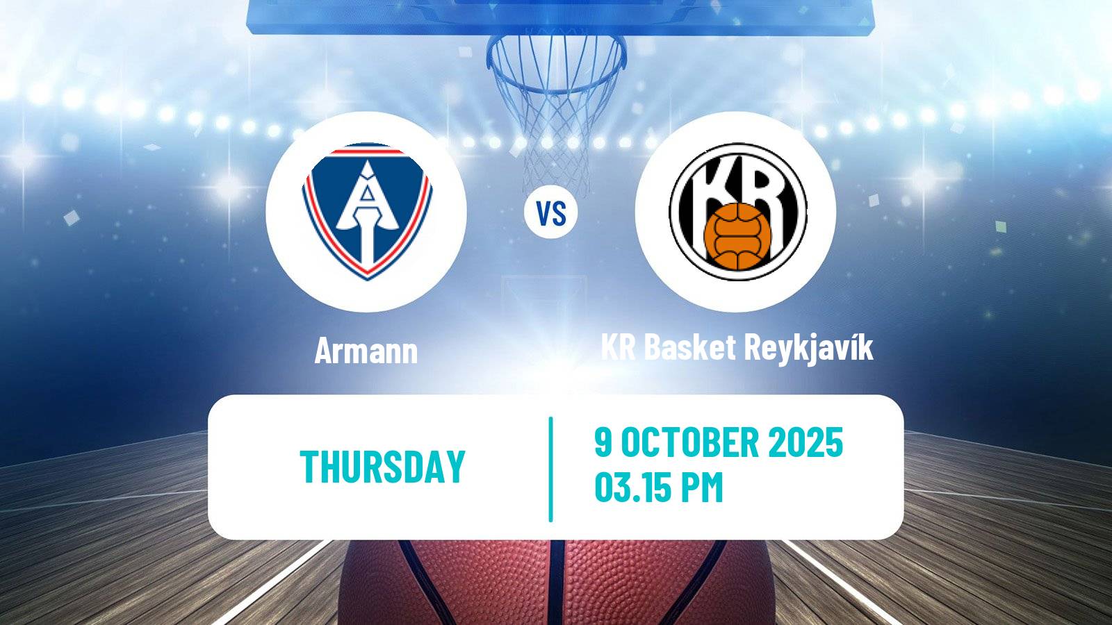 Basketball Icelandic Premier League Basketball Armann - KR Basket Reykjavík