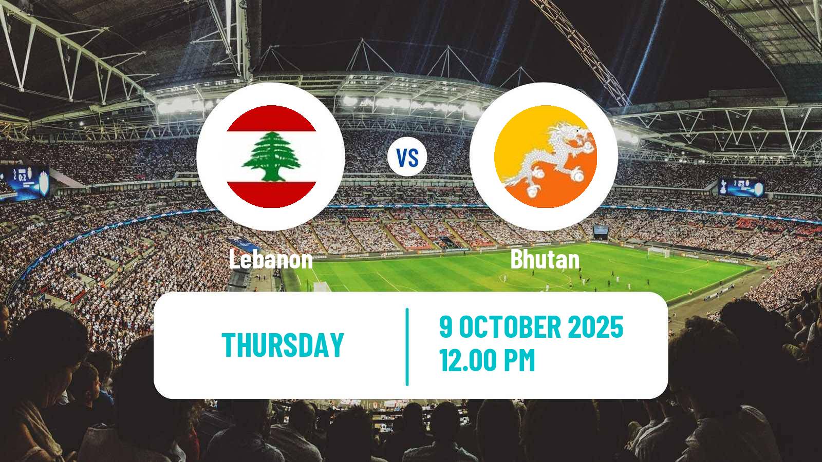 Football Asian Cup Lebanon - Bhutan
