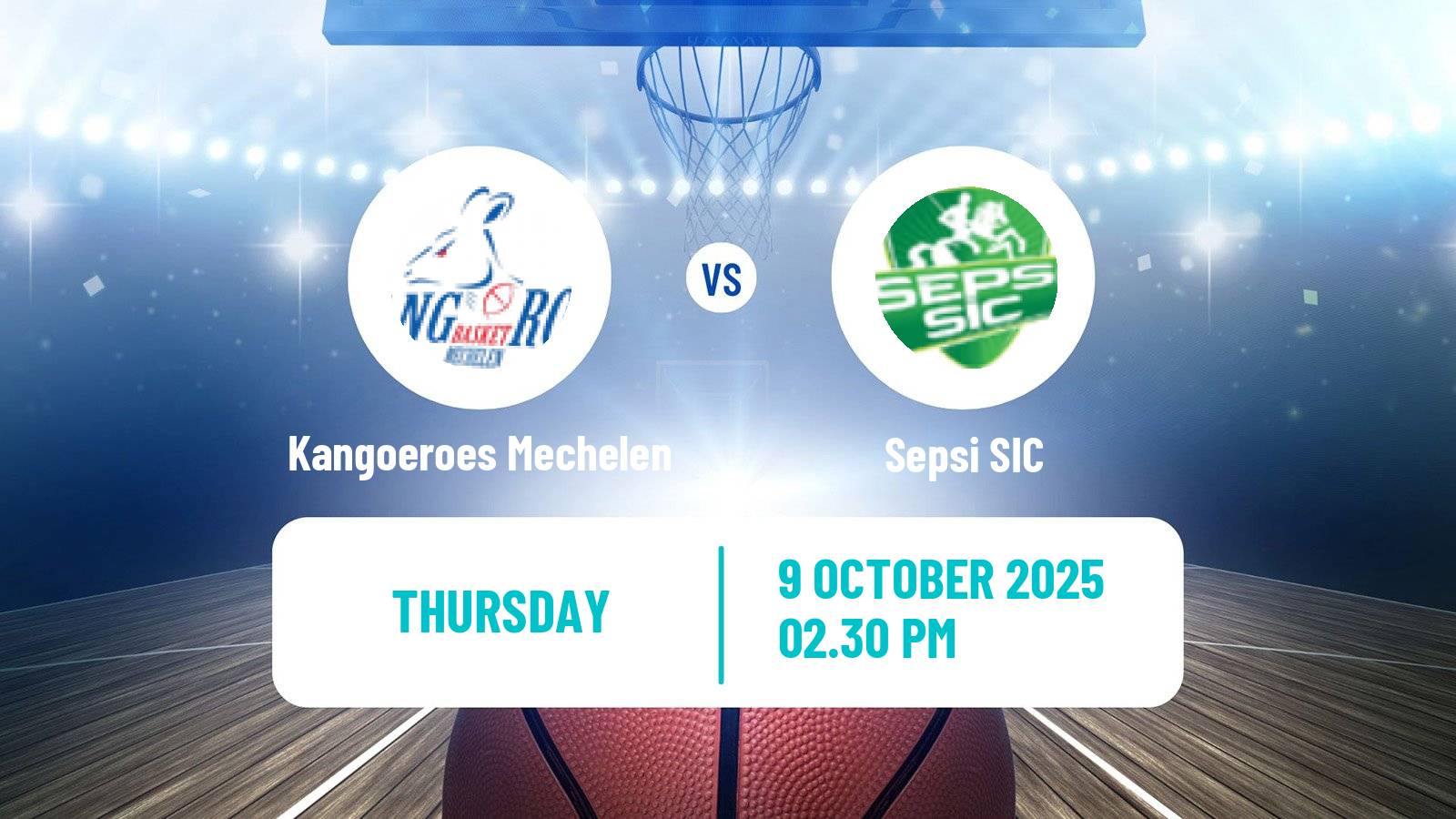 Basketball Eurocup Women Kangoeroes Mechelen - Sepsi SIC