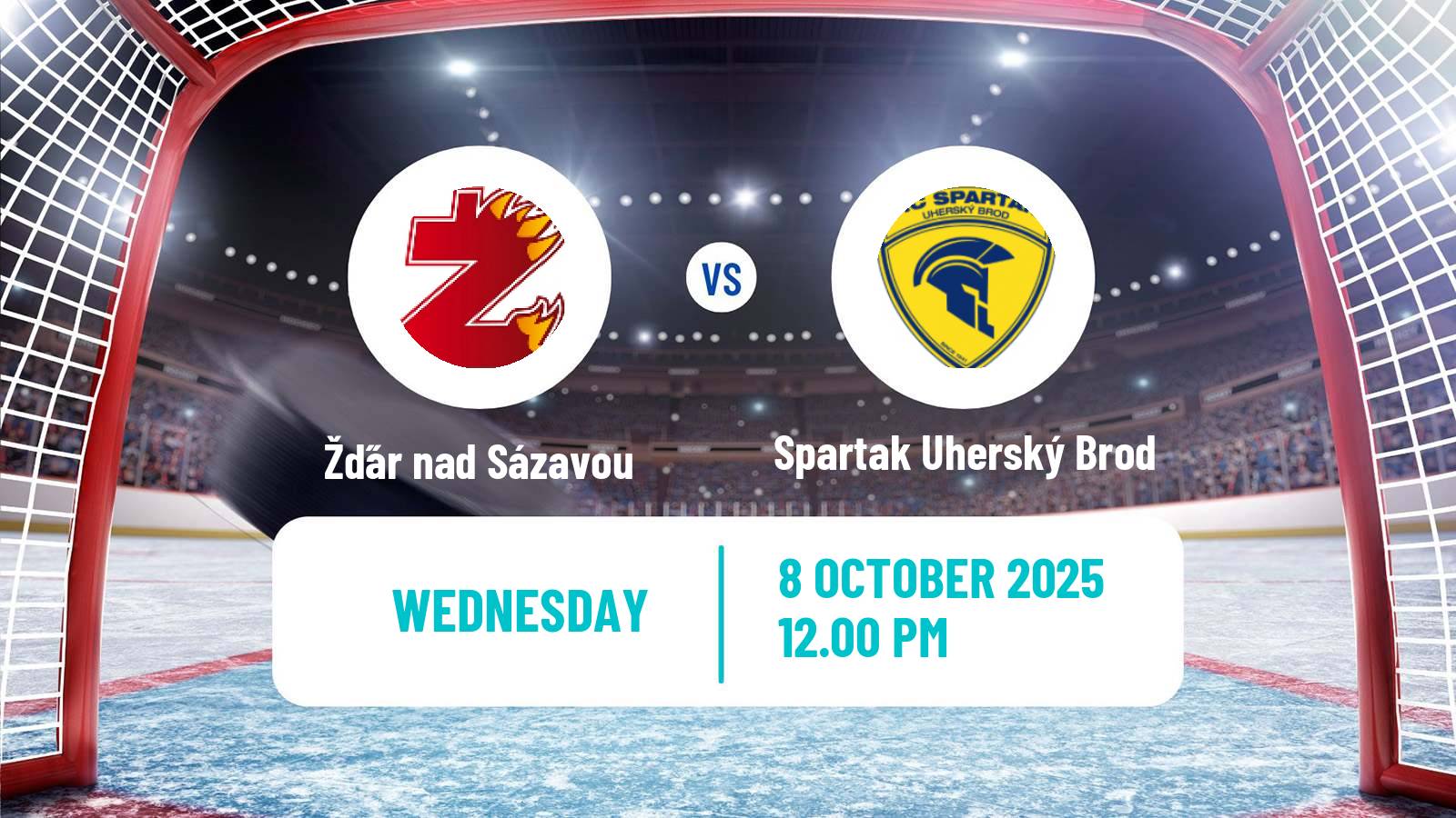 Hockey Czech 2 Liga Hockey East Žďár nad Sázavou - Spartak Uherský Brod