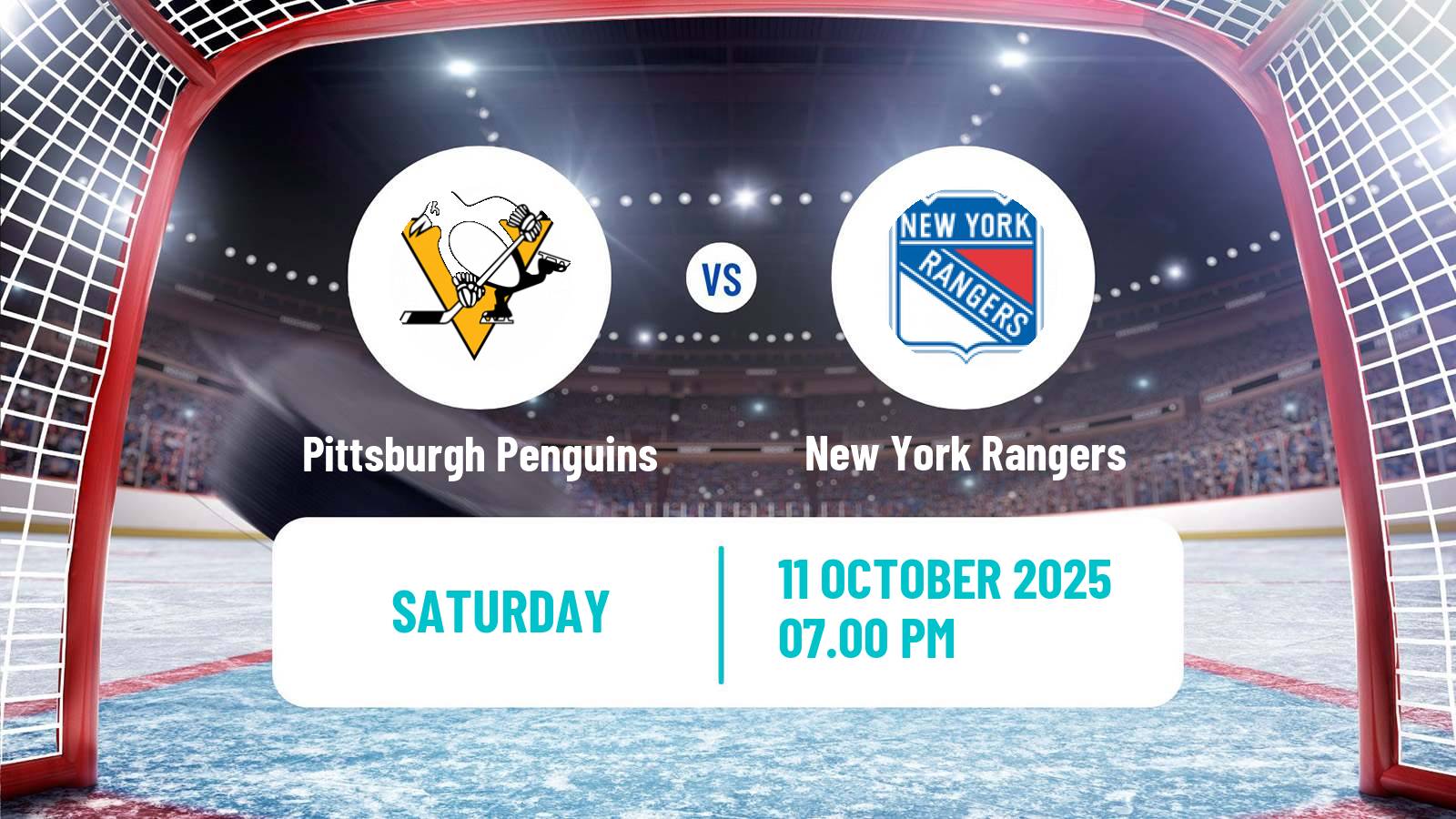 Hockey NHL Pittsburgh Penguins - New York Rangers