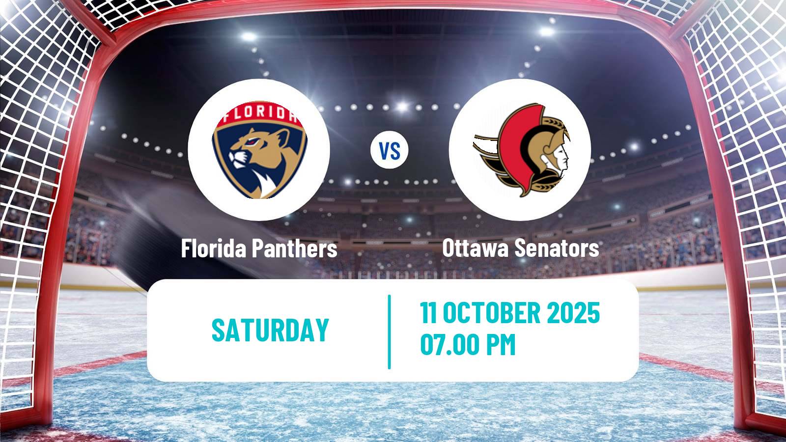 Hockey NHL Florida Panthers - Ottawa Senators