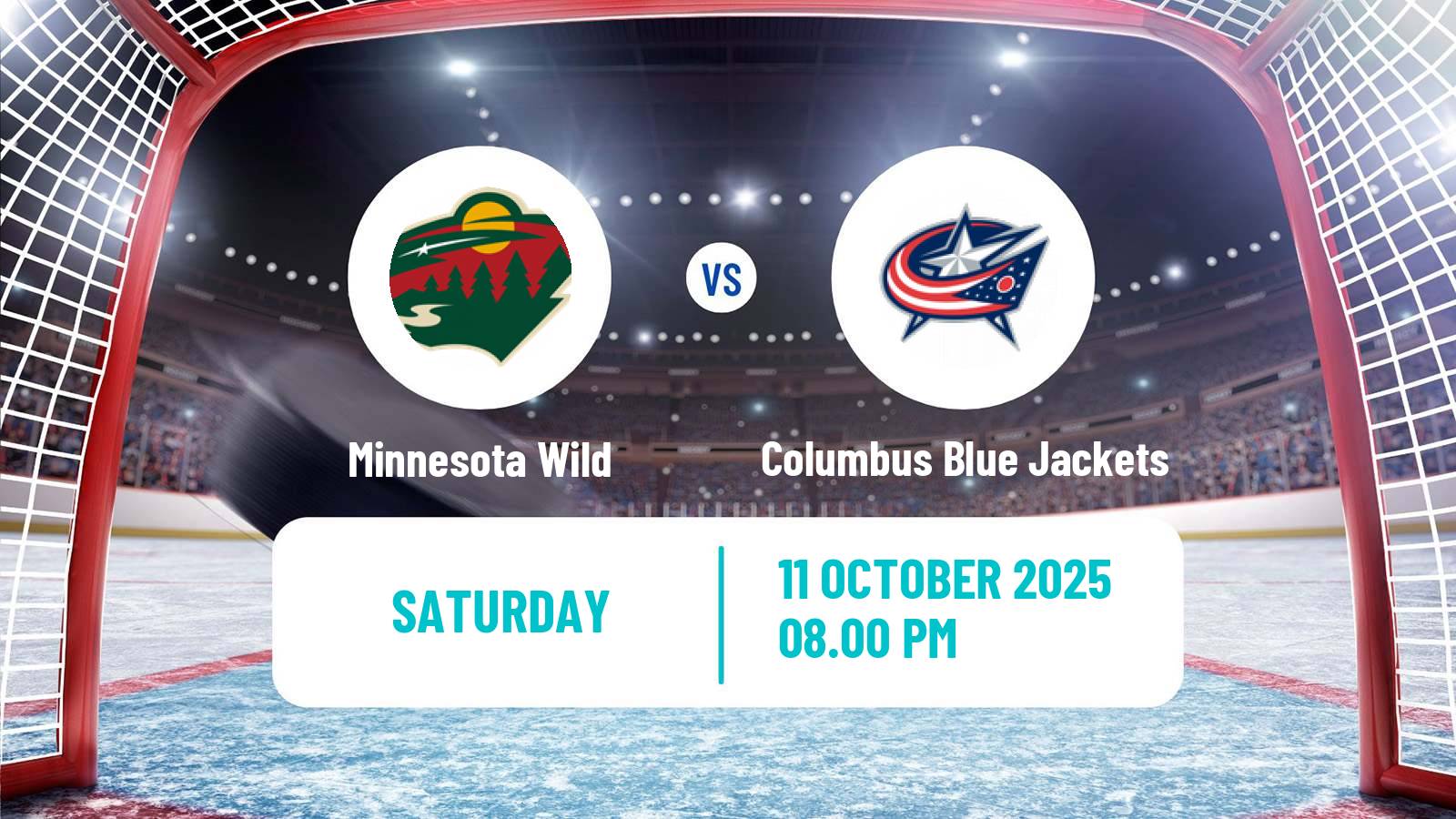 Hockey NHL Minnesota Wild - Columbus Blue Jackets