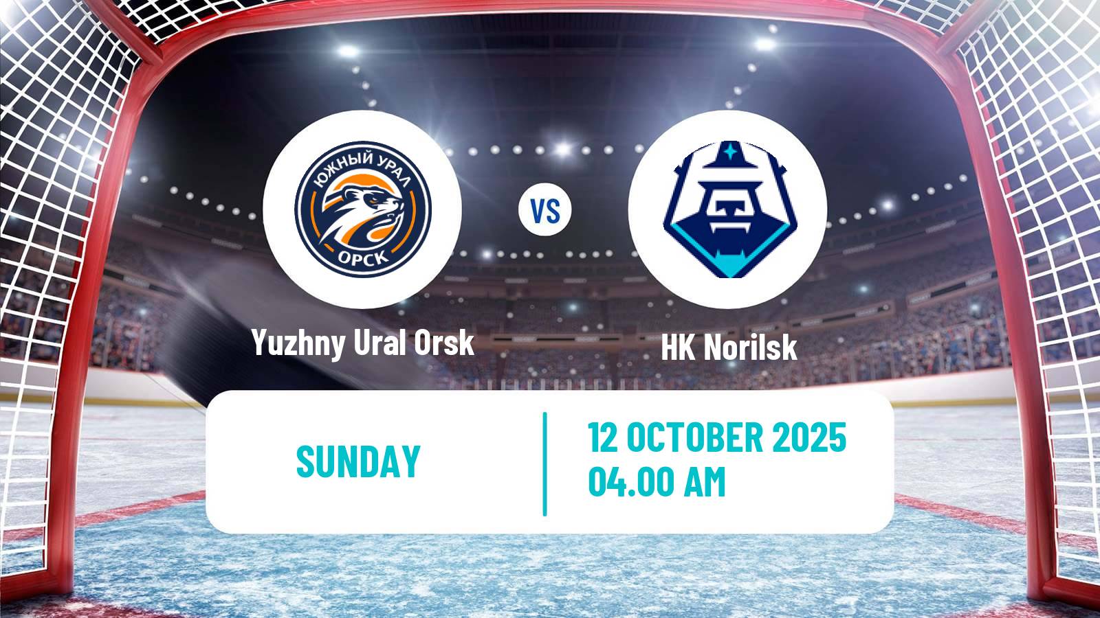 Hockey VHL Yuzhny Ural Orsk - Norilsk