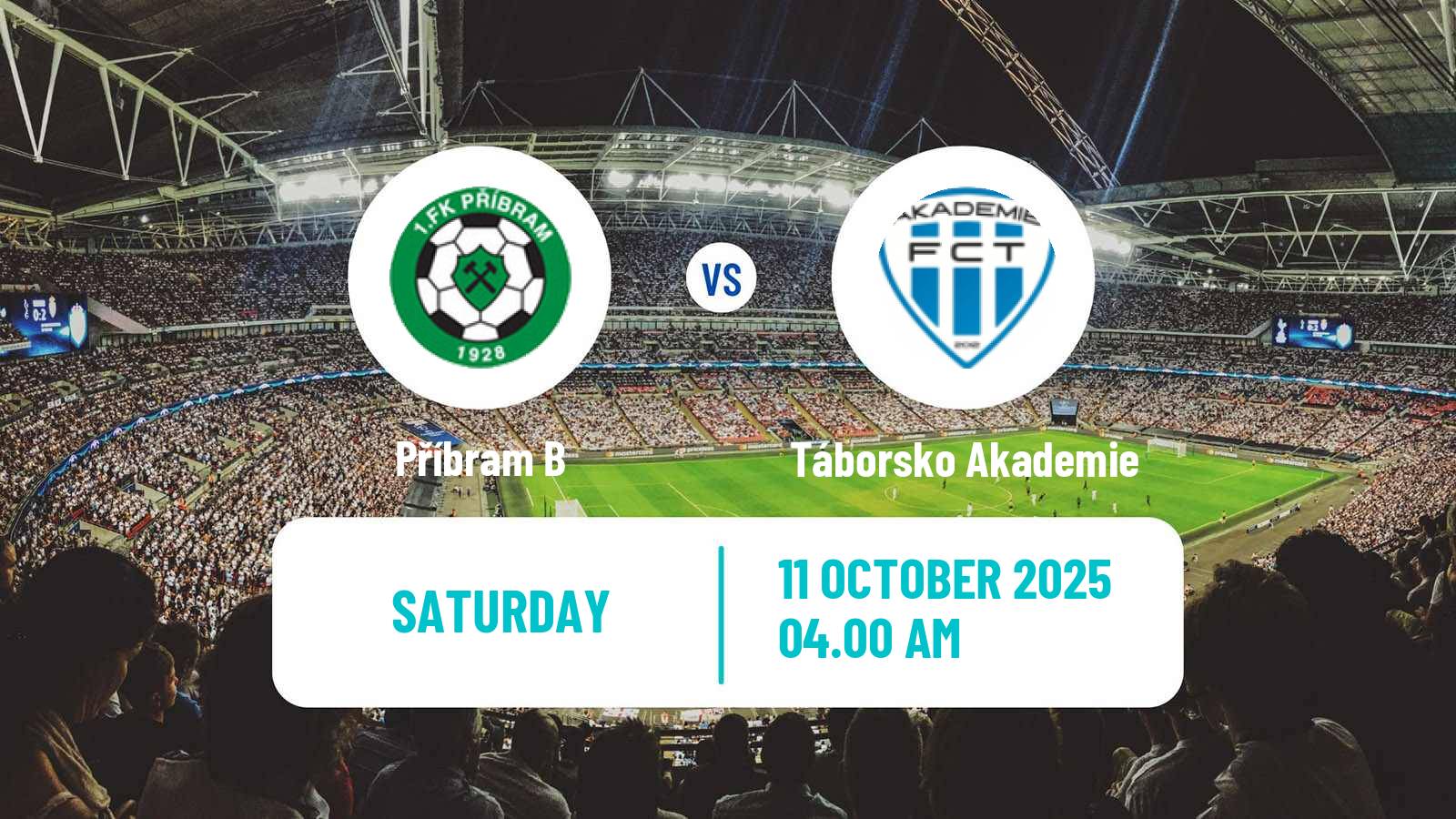 Football Czech CFL Group A Příbram B - Táborsko Akademie