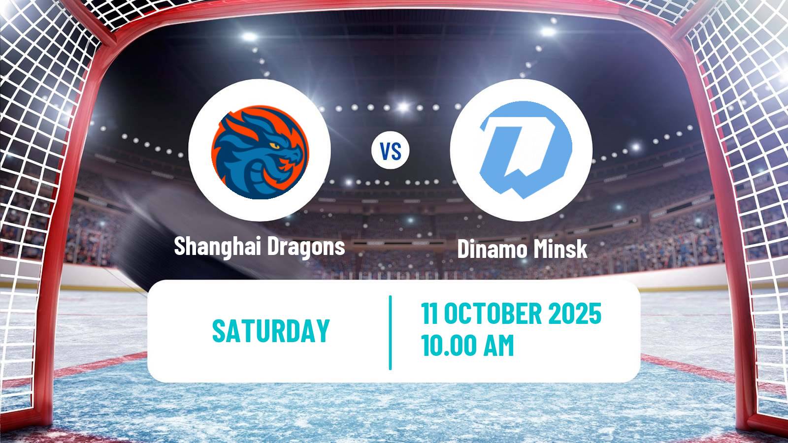 Hockey KHL Shanghai Dragons - Dinamo Minsk