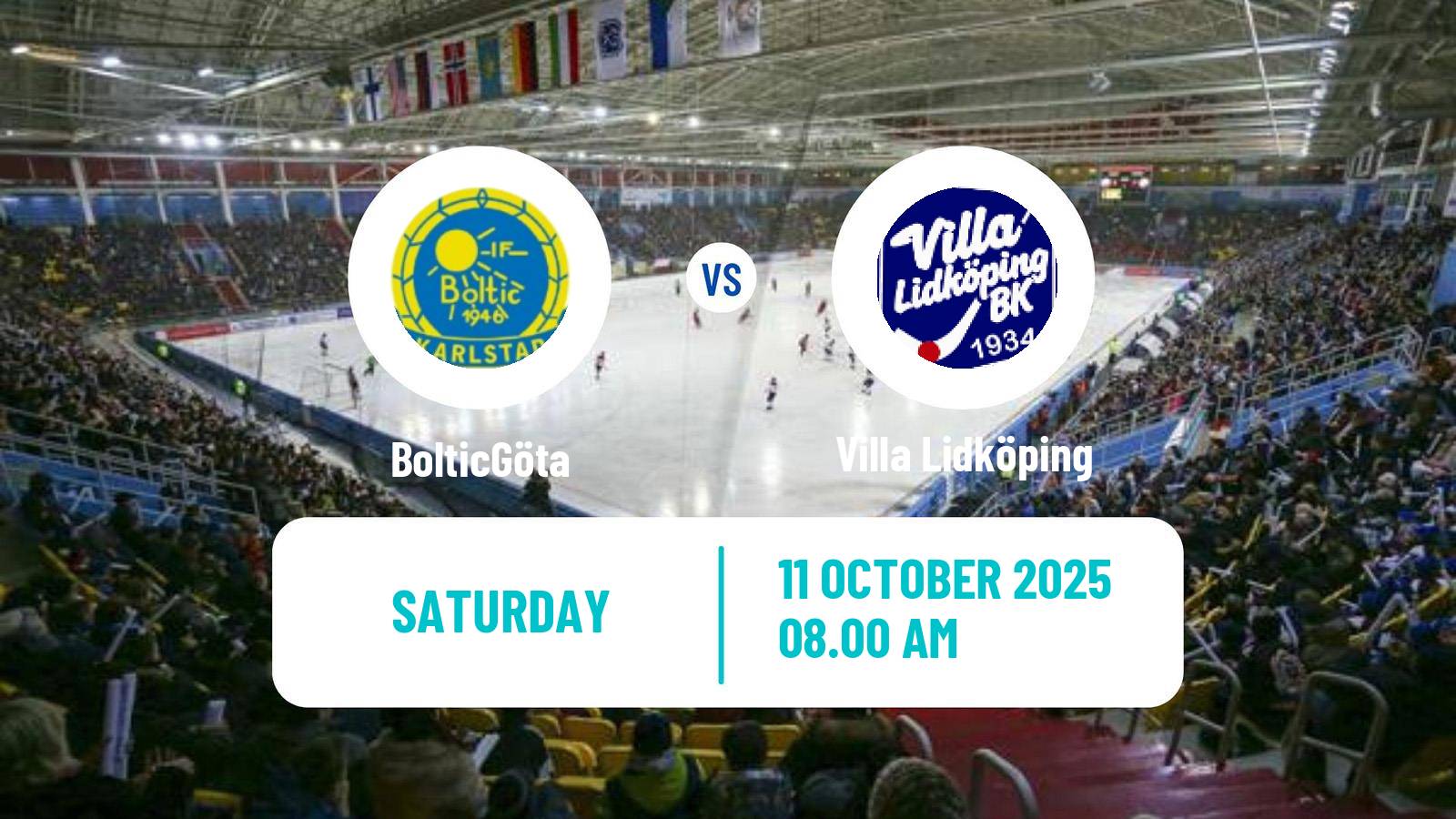 Bandy Swedish Elitserien Bandy BolticGöta - Villa Lidköping