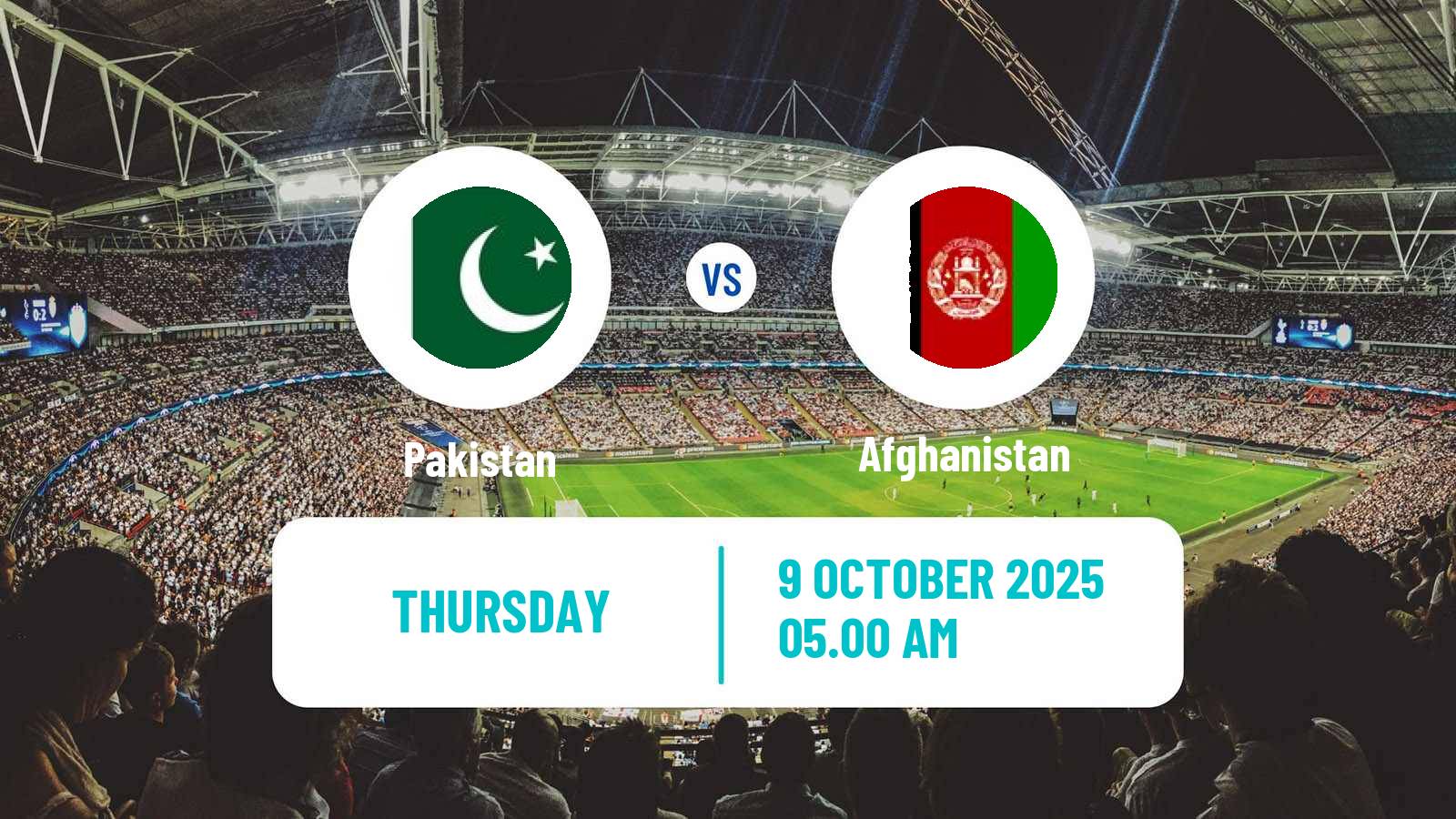 Football Asian Cup Pakistan - Afghanistan