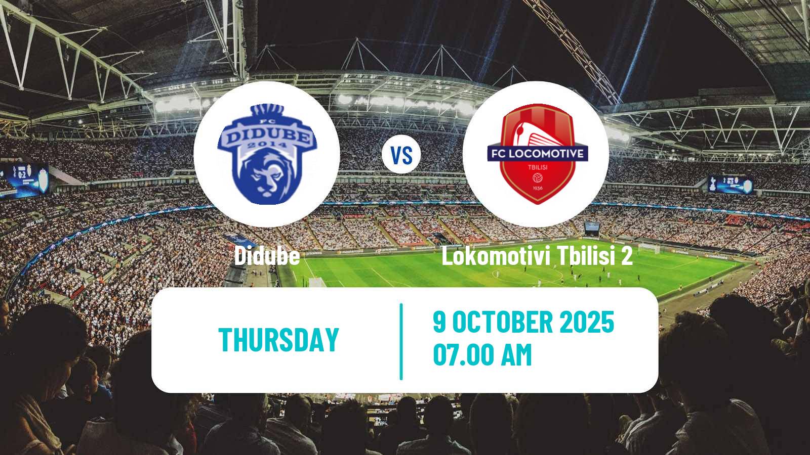 Football Georgian Liga 3 Didube - Lokomotivi Tbilisi 2