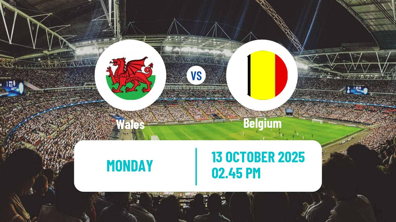 Football FIFA World Cup Wales - Belgium Football FIFA World Cup Wales - Belgium