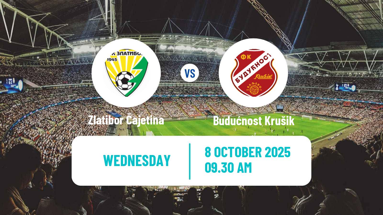 Football Serbian Srpska Liga - West Zlatibor Čajetina - Budućnost Krušik