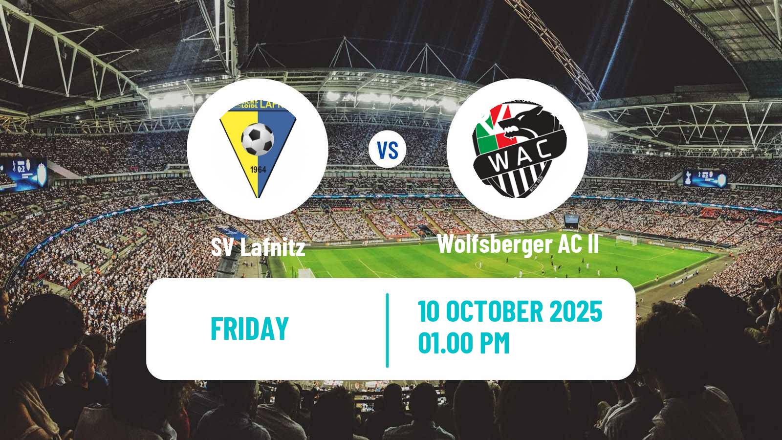 Football Austrian Regionalliga Central Lafnitz - Wolfsberger AC II