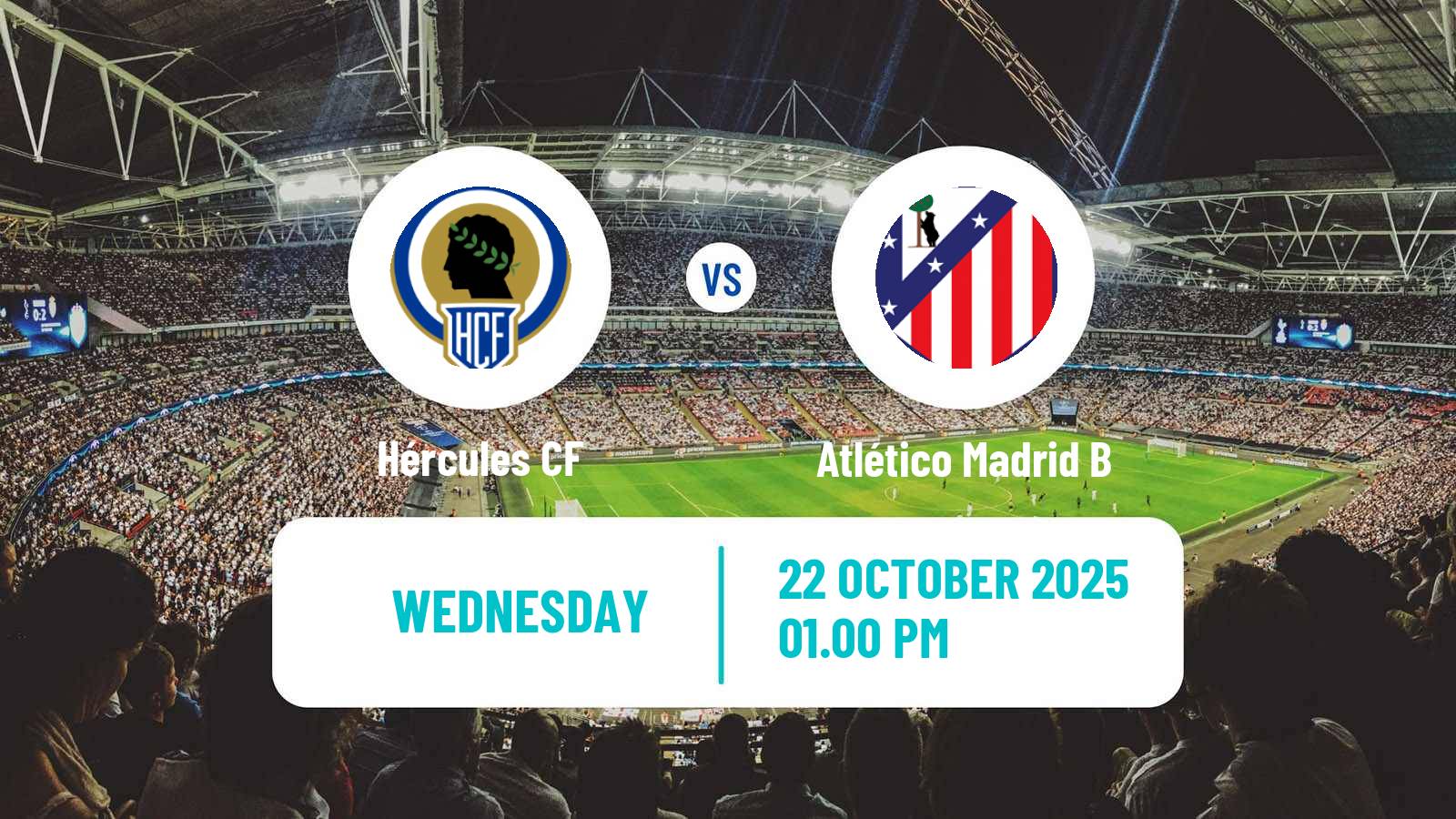 Football Spanish Primera RFEF Group 2 Hércules - Atlético Madrid B