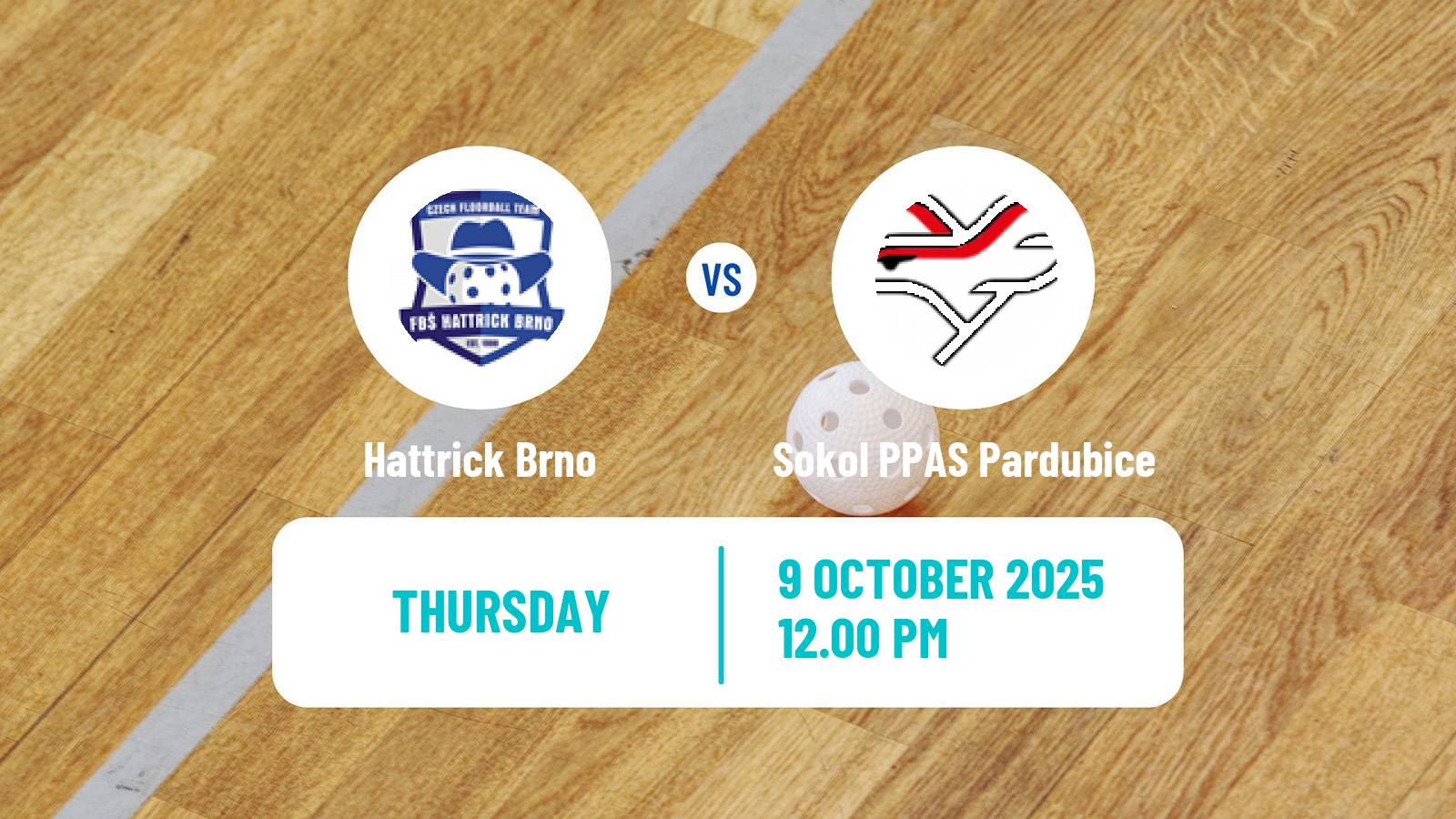 Floorball Czech Superliga Floorball Hattrick Brno - Sokol PPAS Pardubice