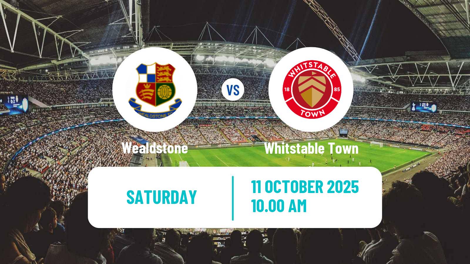 Football English FA Cup Wealdstone - Whitstable Town