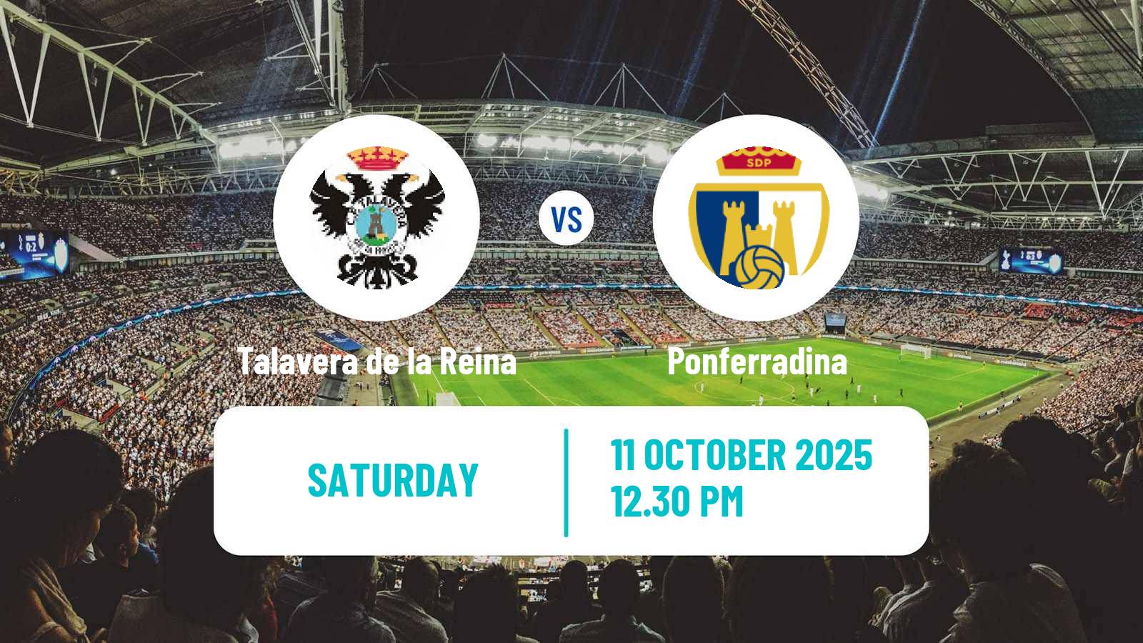 Football Spanish Primera RFEF Group 1 Talavera de la Reina - Ponferradina