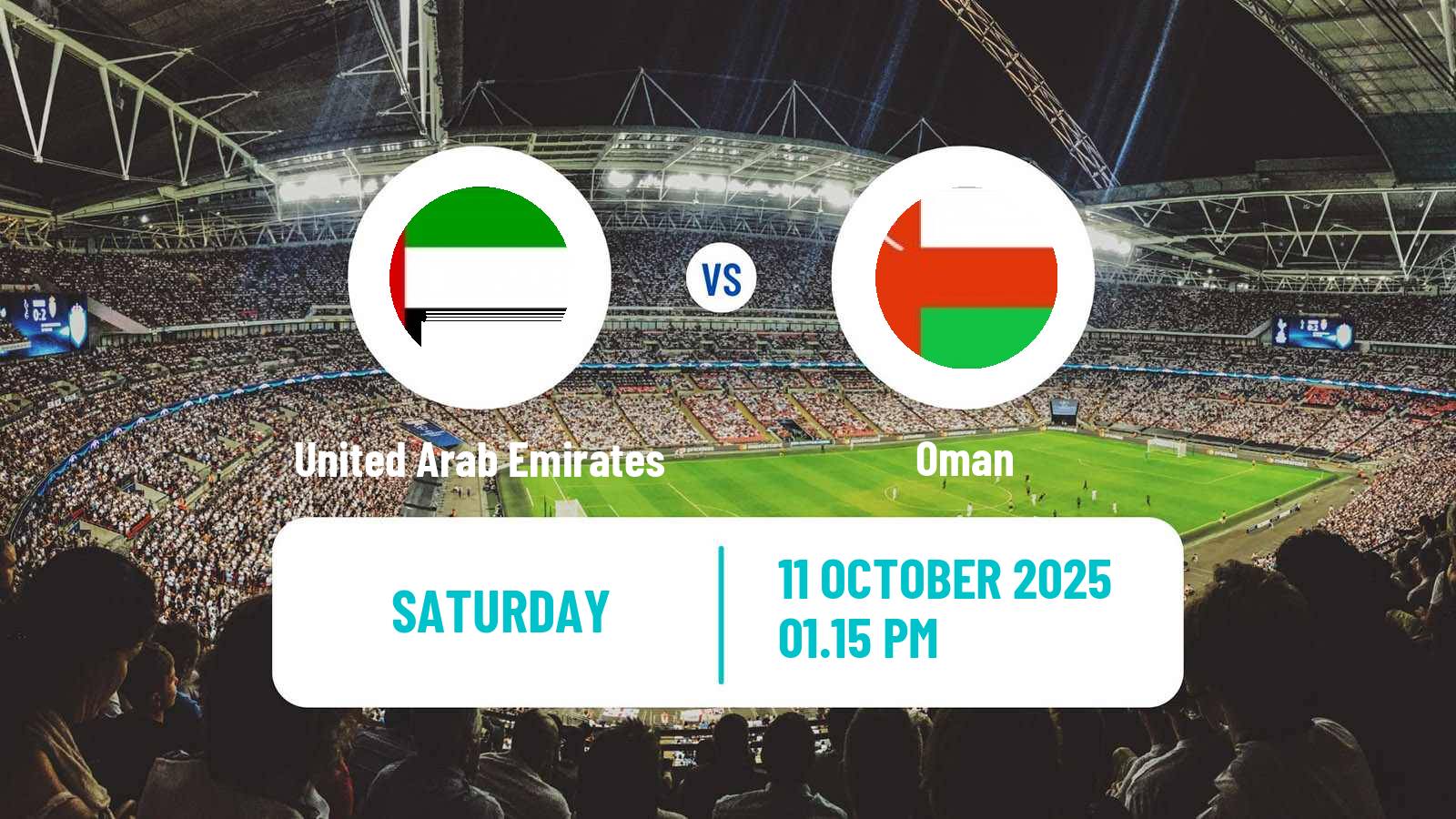 Football FIFA World Cup United Arab Emirates - Oman